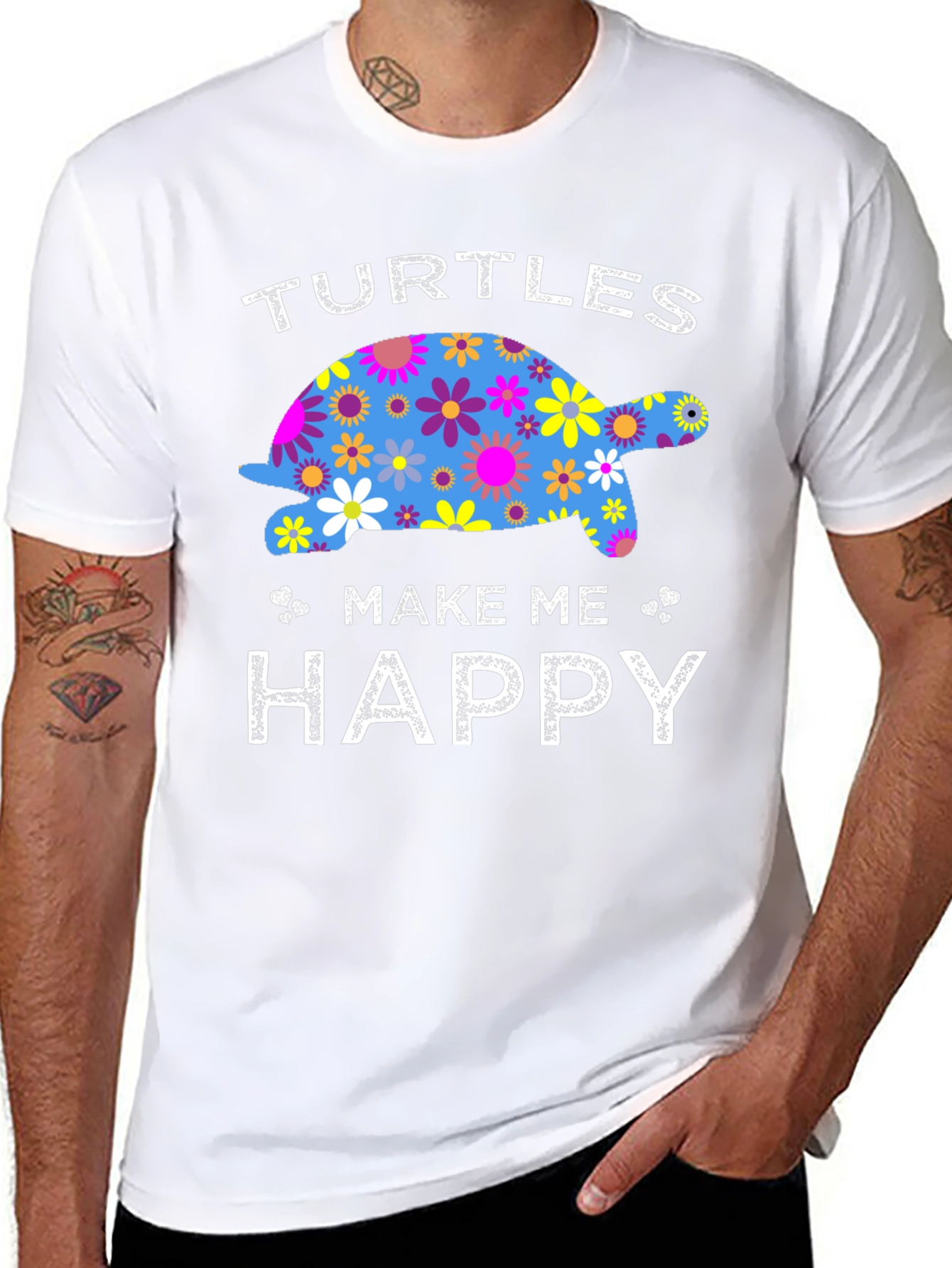 Turtles Make Me Happy Graphic Tee