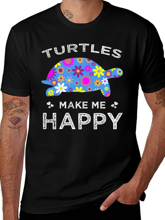 Turtles Make Me Happy Graphic Tee