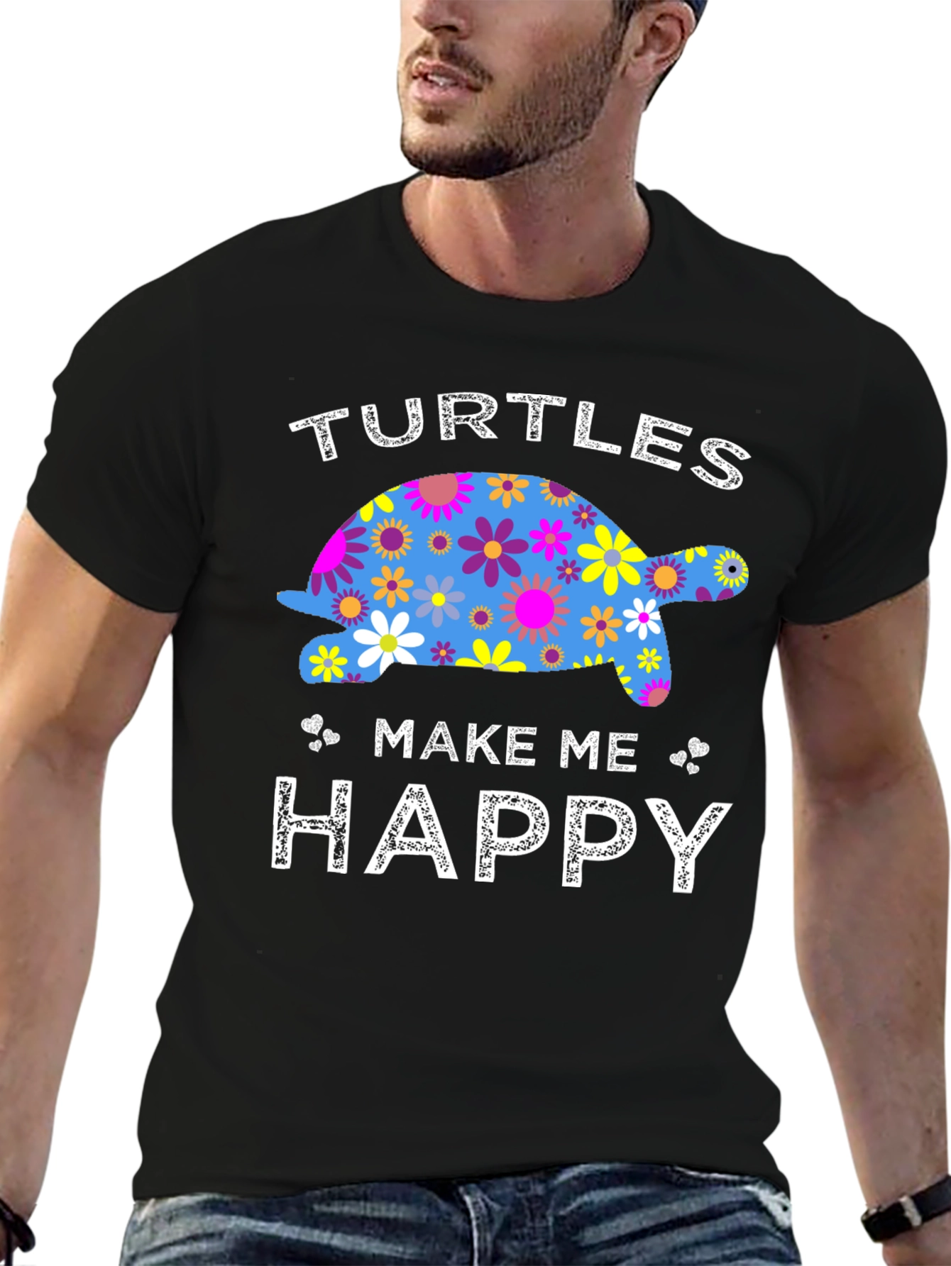 Turtles Make Me Happy Graphic Tee