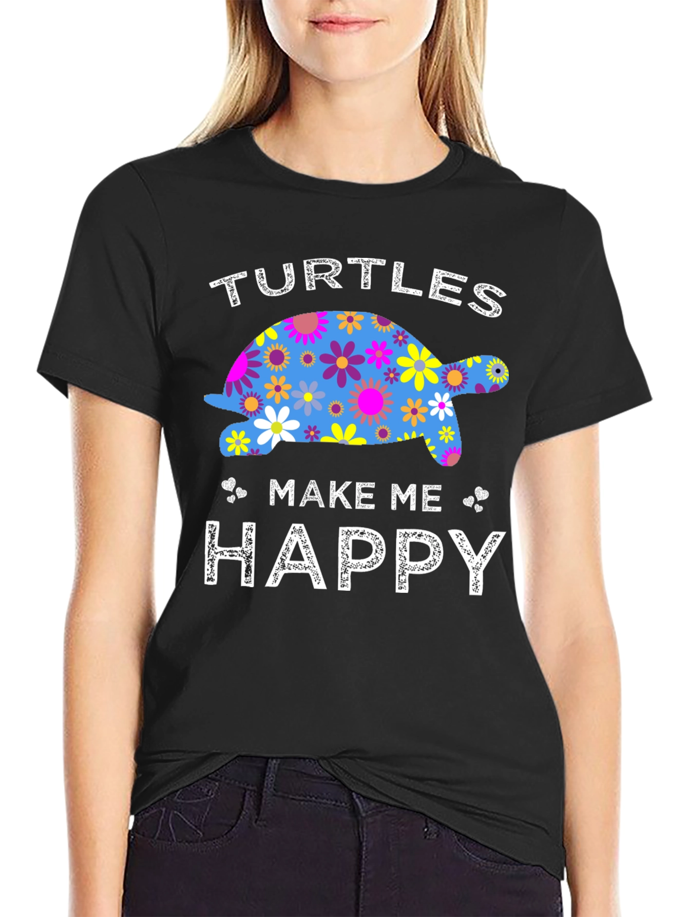 Turtles Make Me Happy Graphic Tee