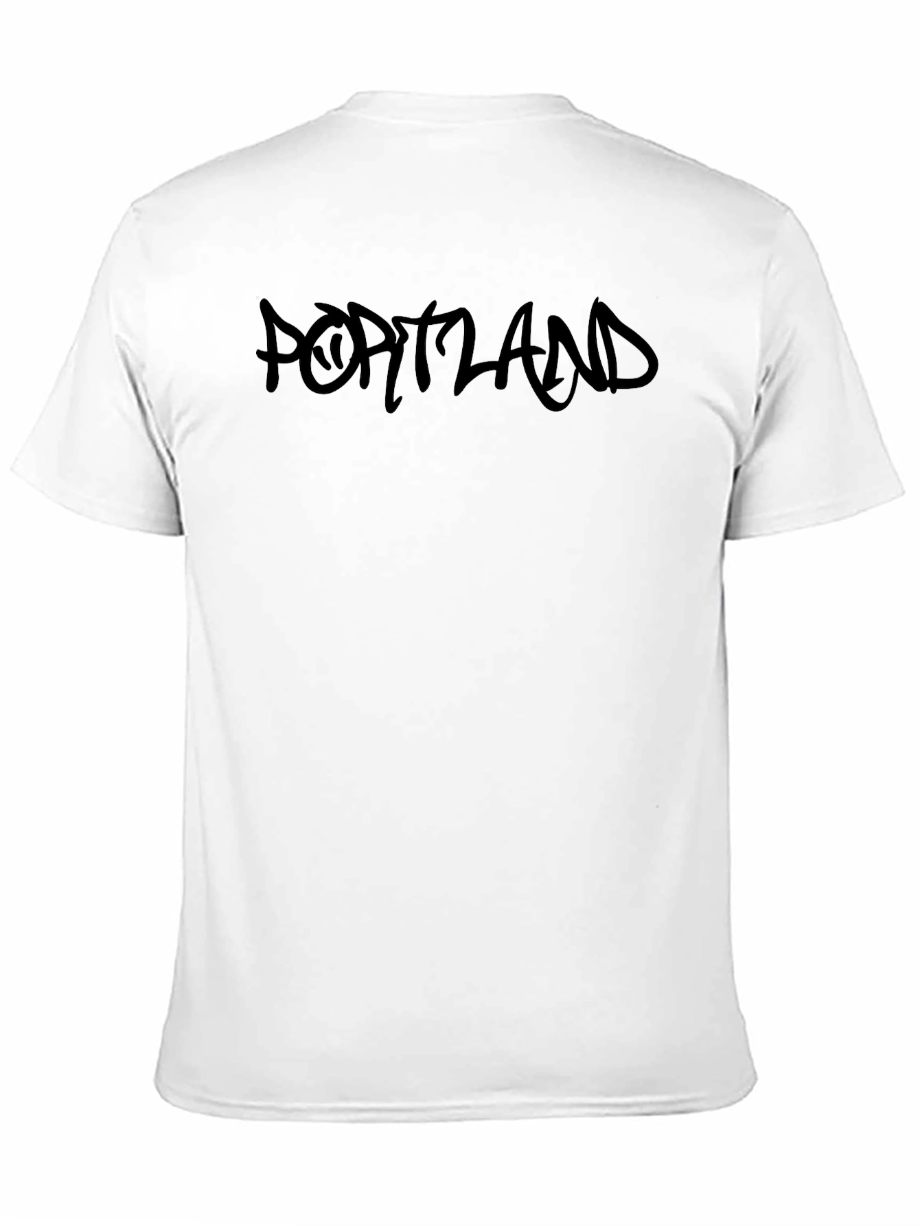 Black Portland Graphic Print T-Shirt