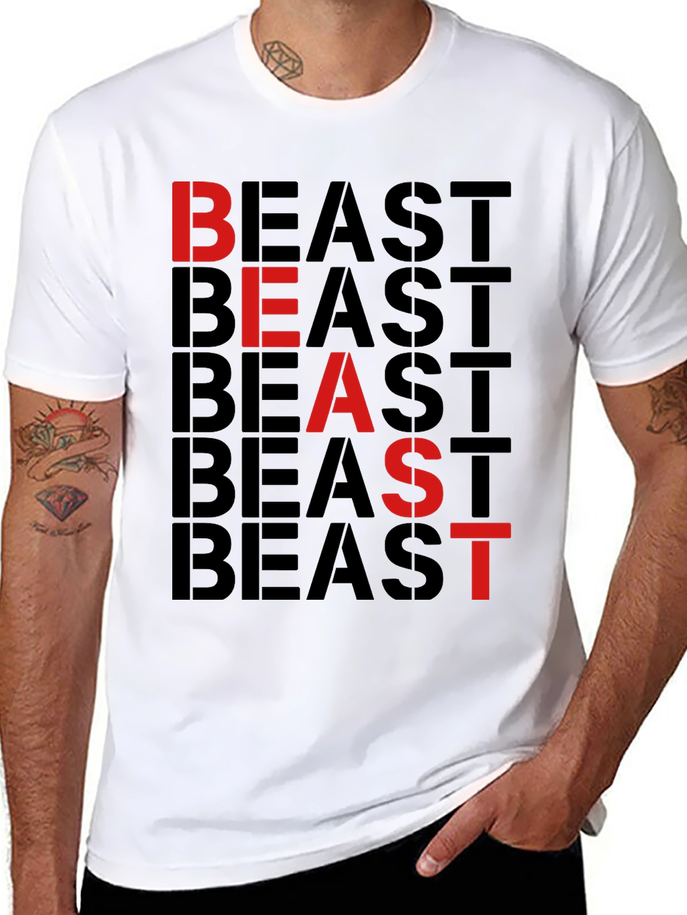 Beast Mode Activated Graphic Tee - Black