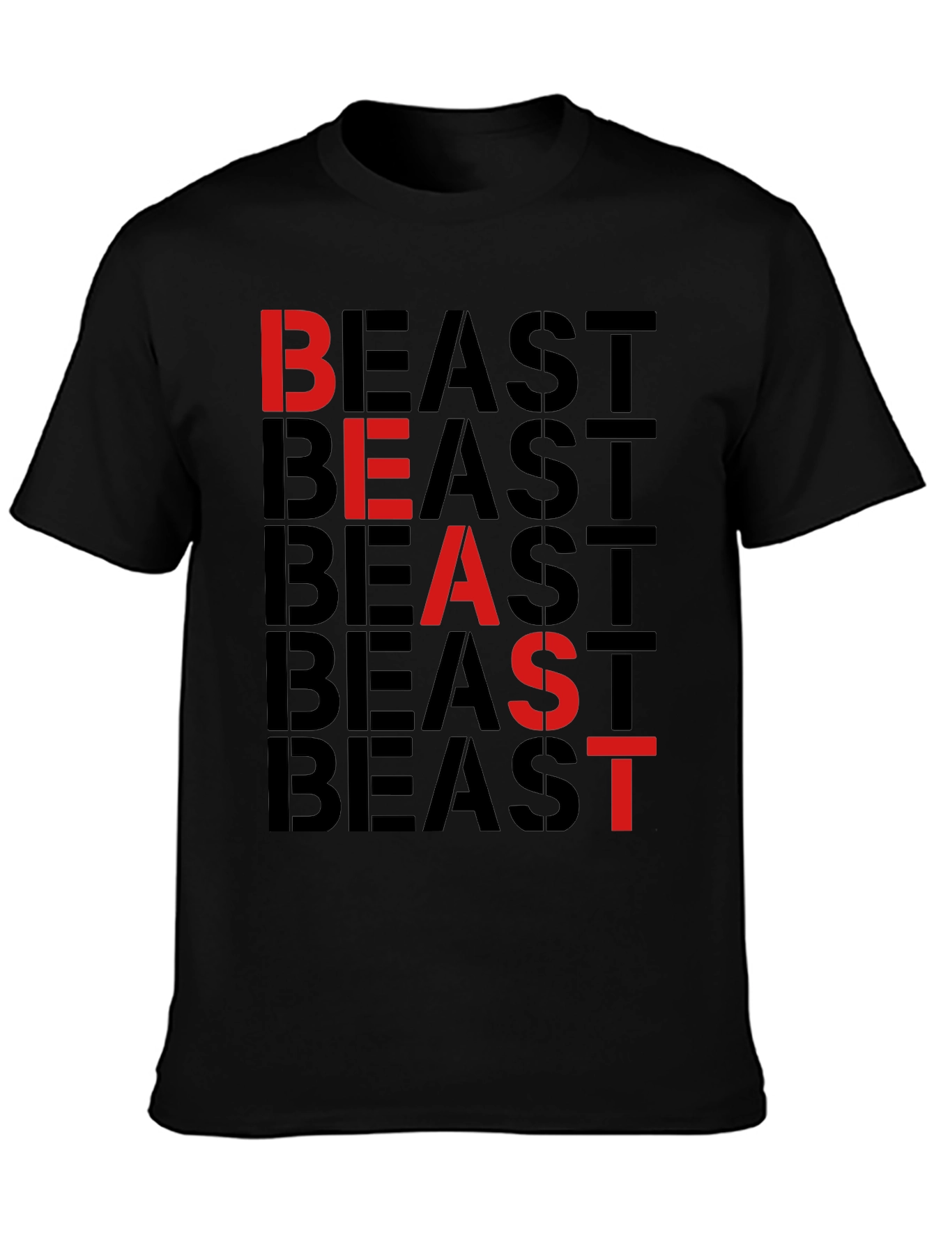 Beast Mode Activated Graphic Tee - Black