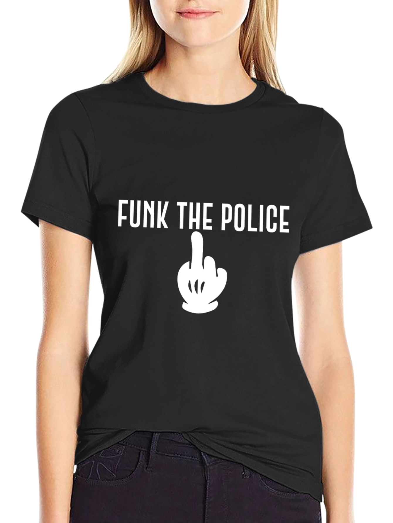 Funk The Police Middle Finger T-Shirt