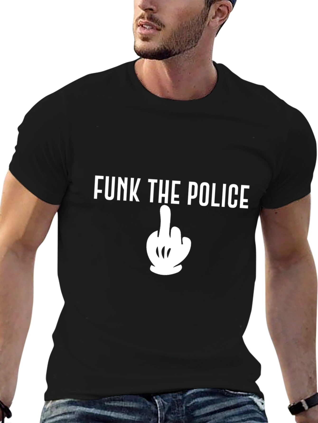 Funk The Police Middle Finger T-Shirt