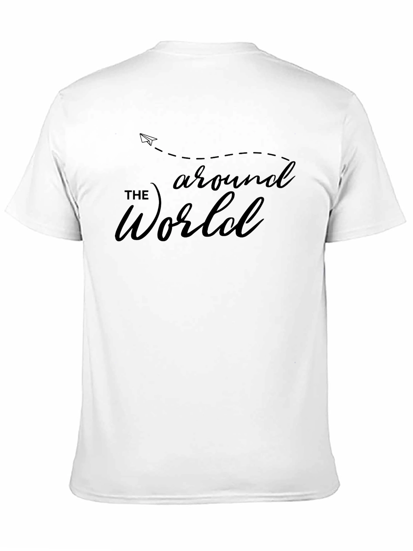 Around the World Graphic Tee - Black