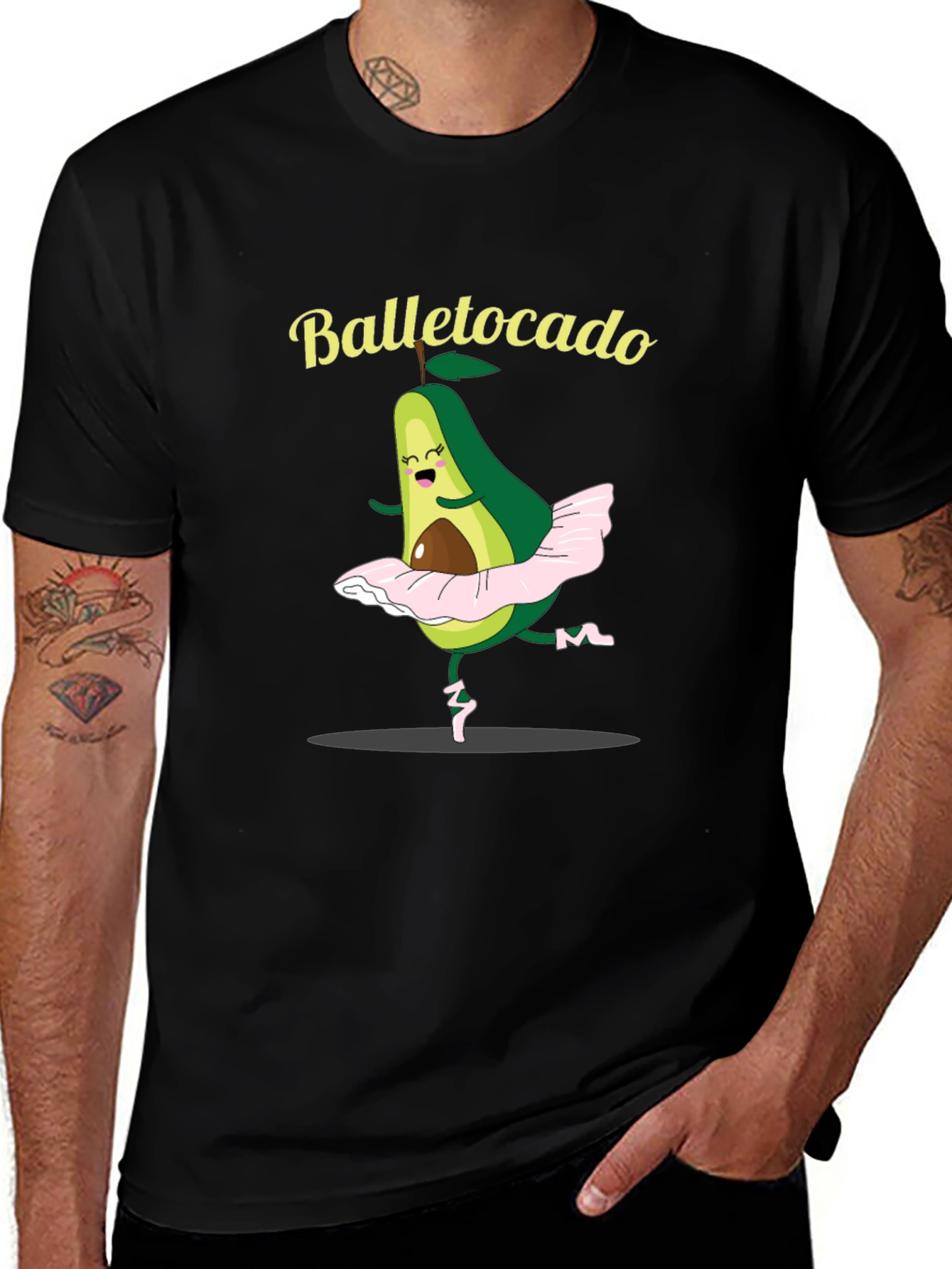 Balletocado T-Shirt - Avocado Ballet Pun