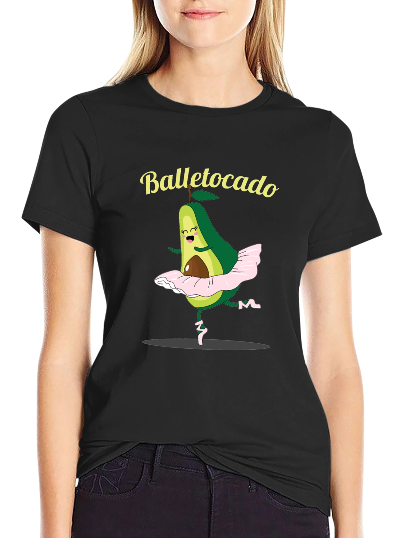 Balletocado T-Shirt - Avocado Ballet Pun