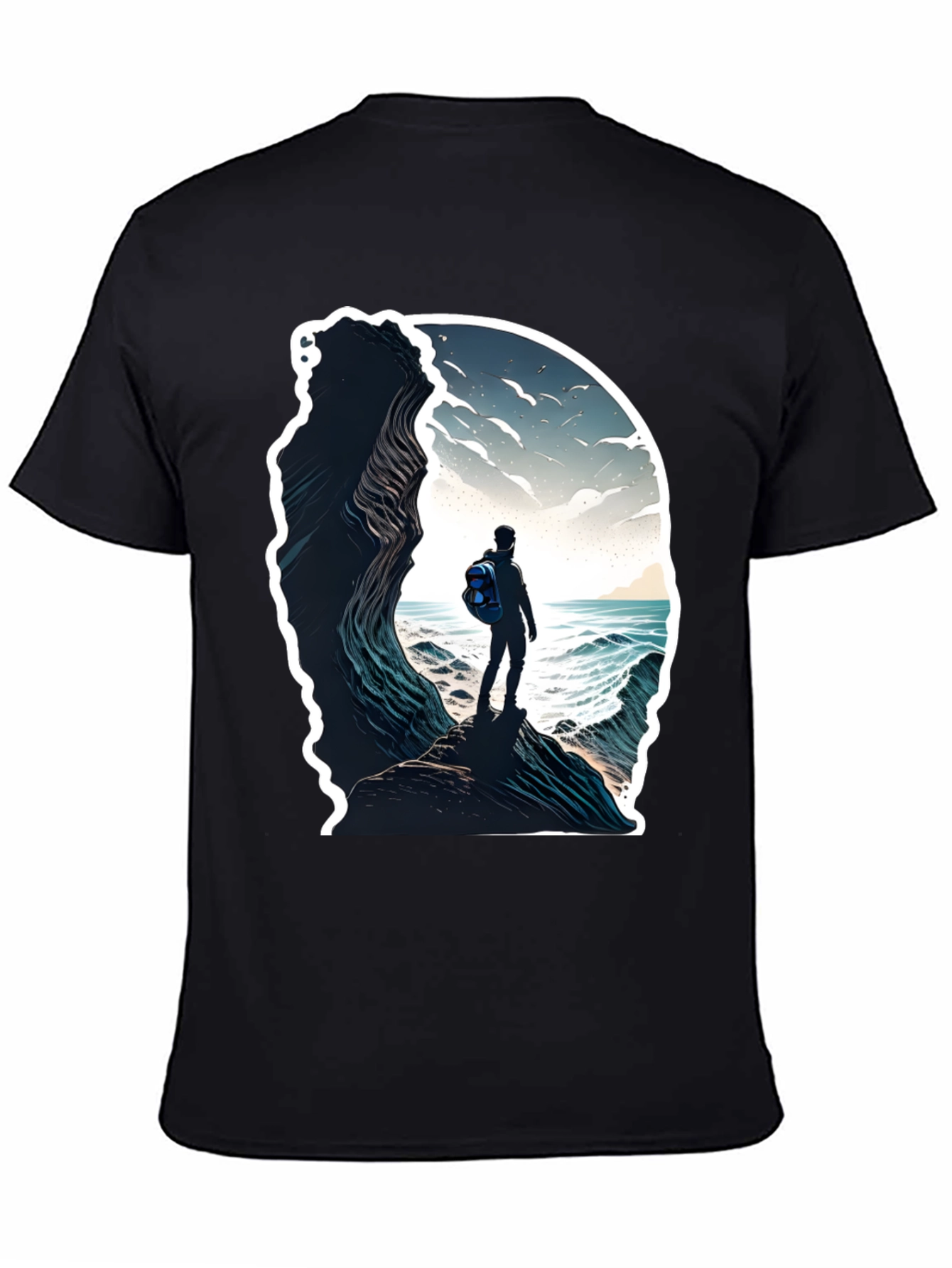 Ocean View Graphic Tee - Adventure Awaits