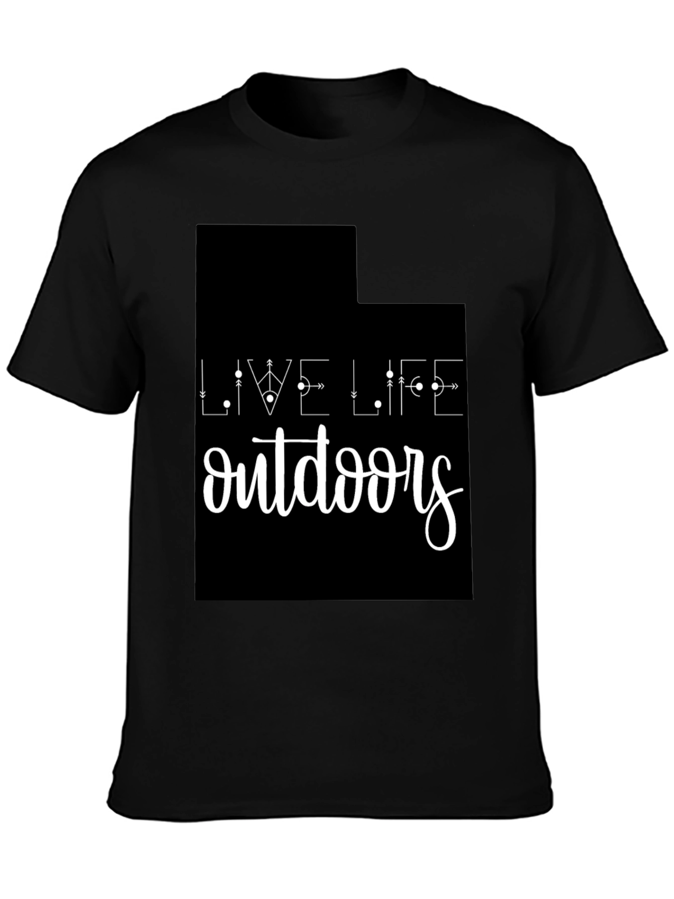 Live Life Outdoors Graphic T-Shirt