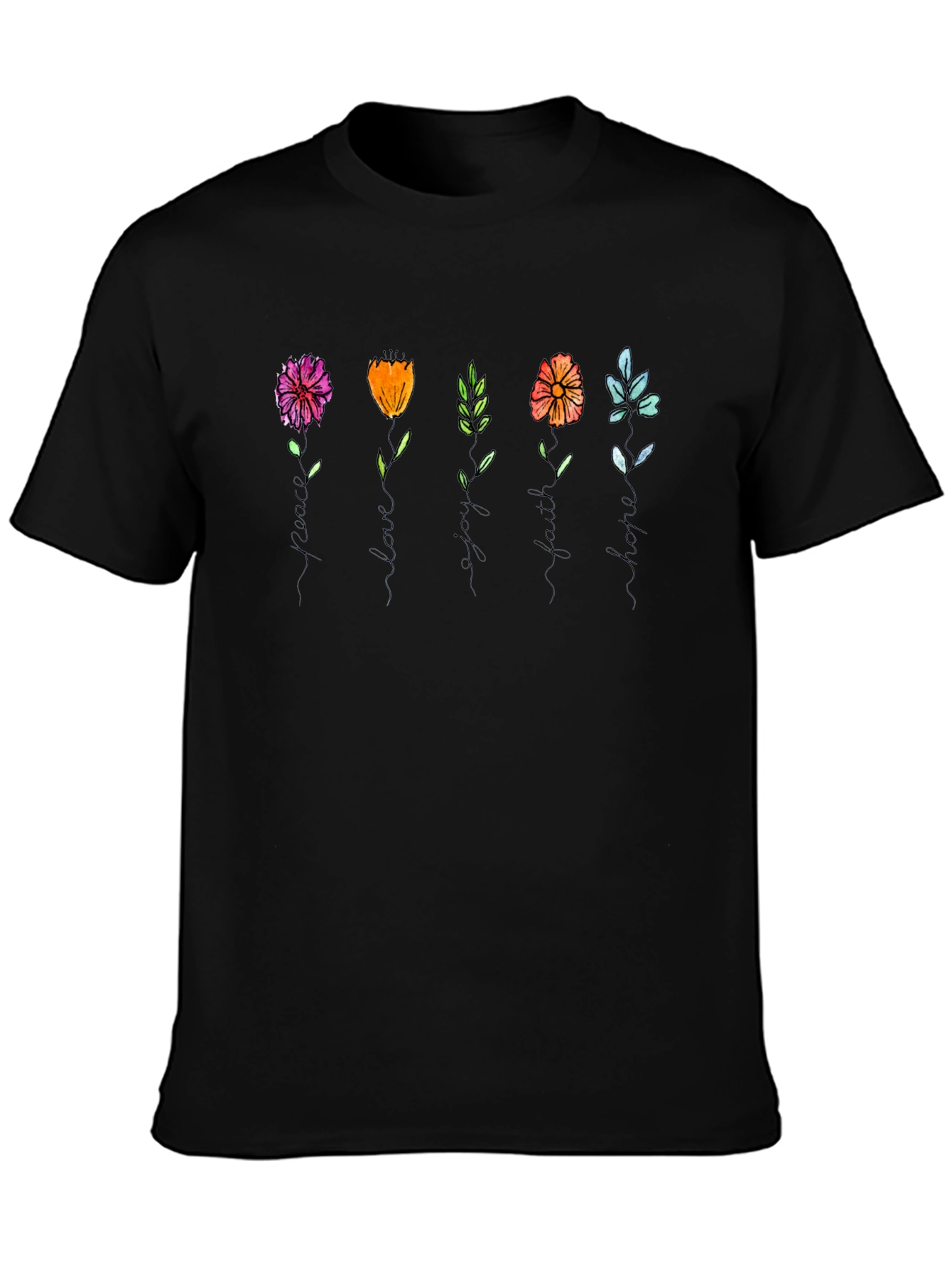 Floral T-Shirt - Vibrant & Stylish