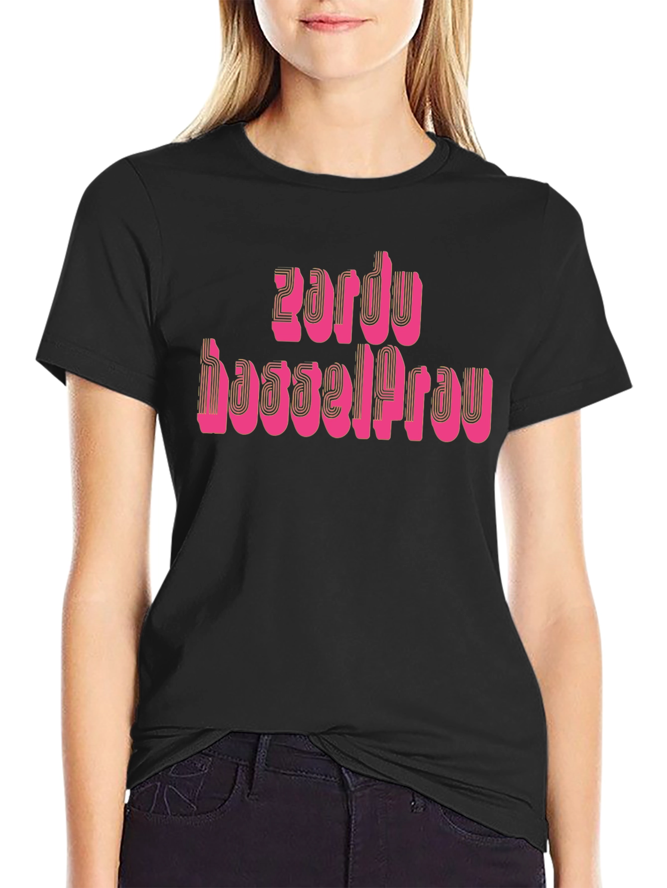 Zardu Hassel Frau Black T-Shirt
