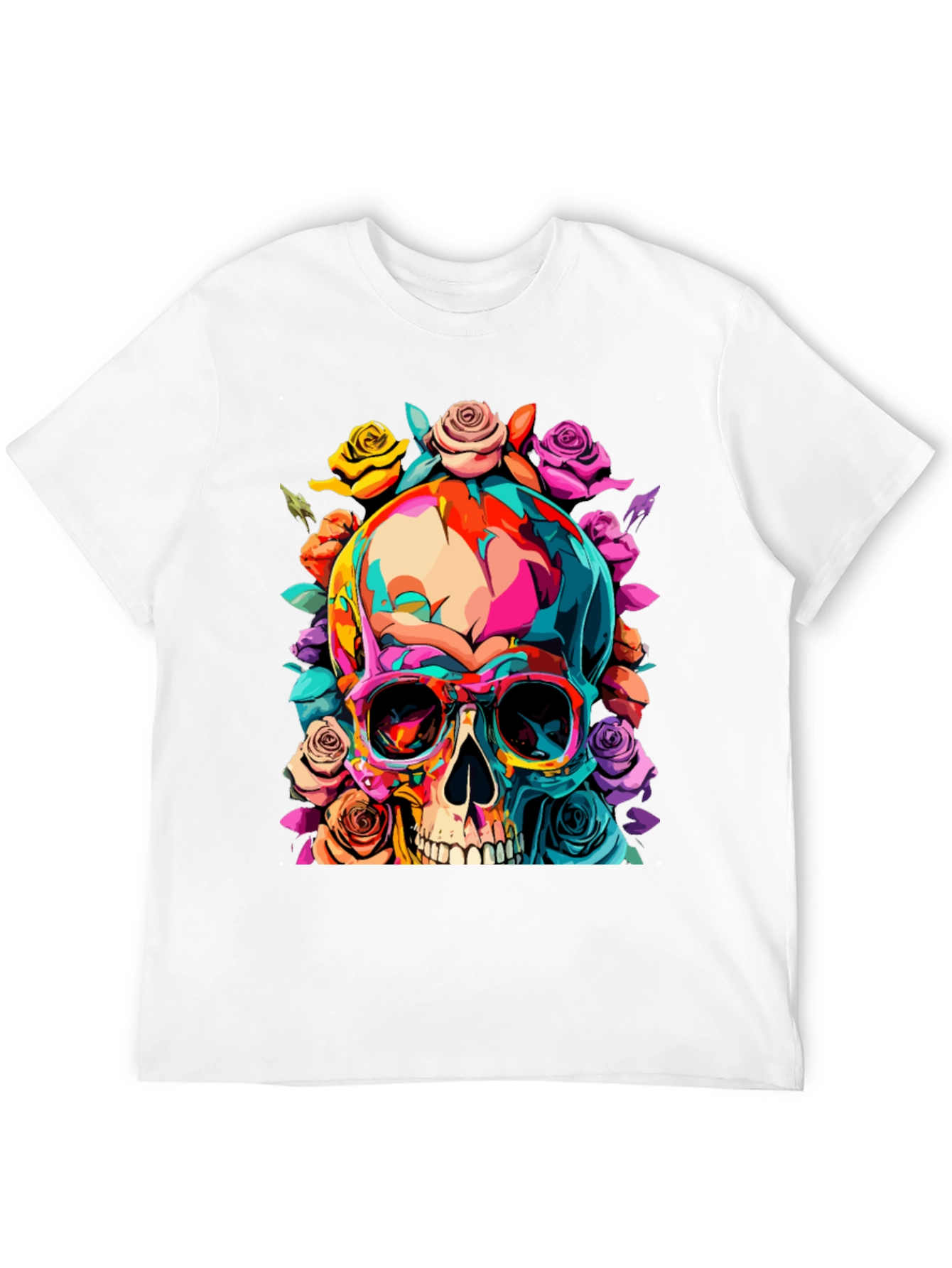 Skull & Roses Graphic Tee