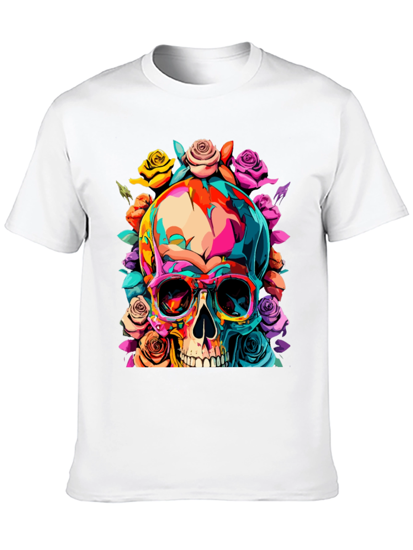 Skull & Roses Graphic Tee