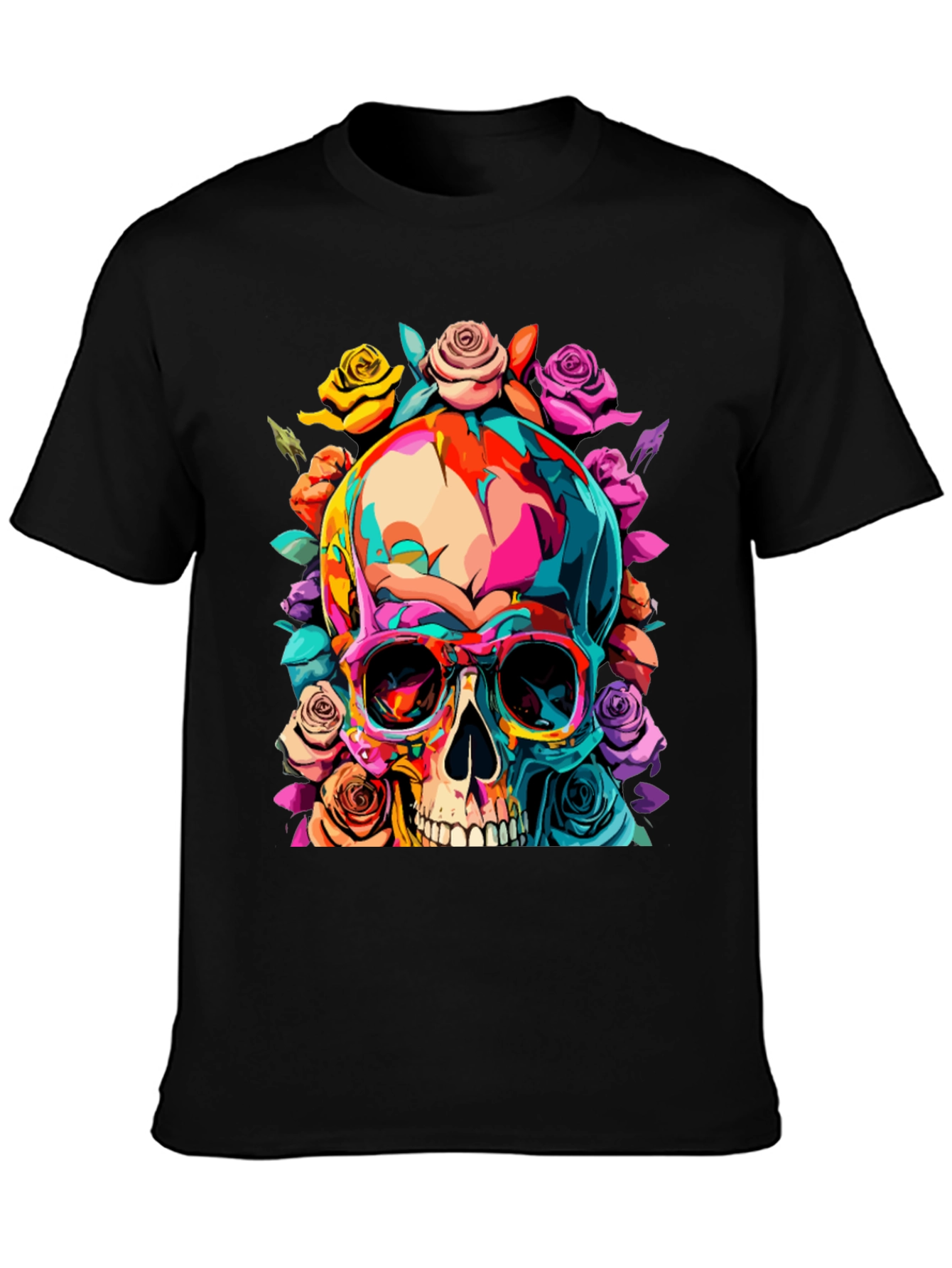 Skull & Roses Graphic Tee