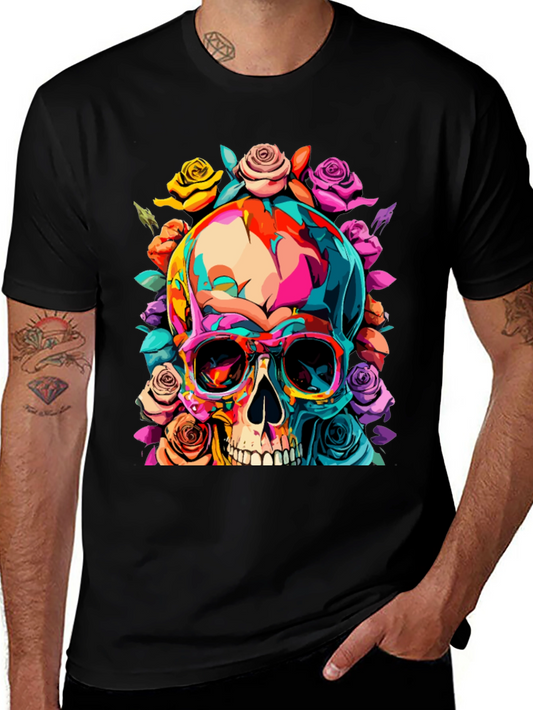 Skull & Roses Graphic Tee
