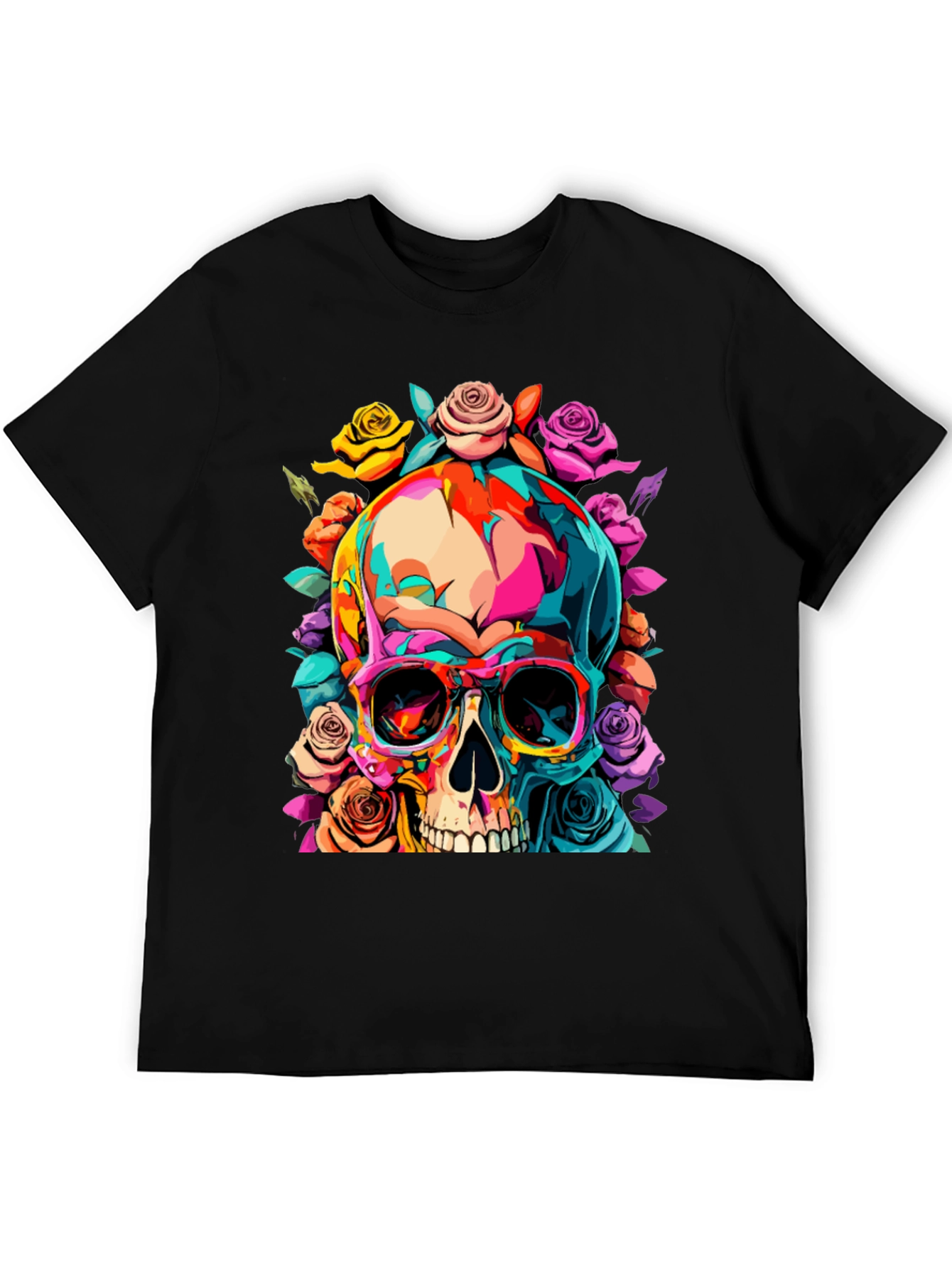 Skull & Roses Graphic Tee