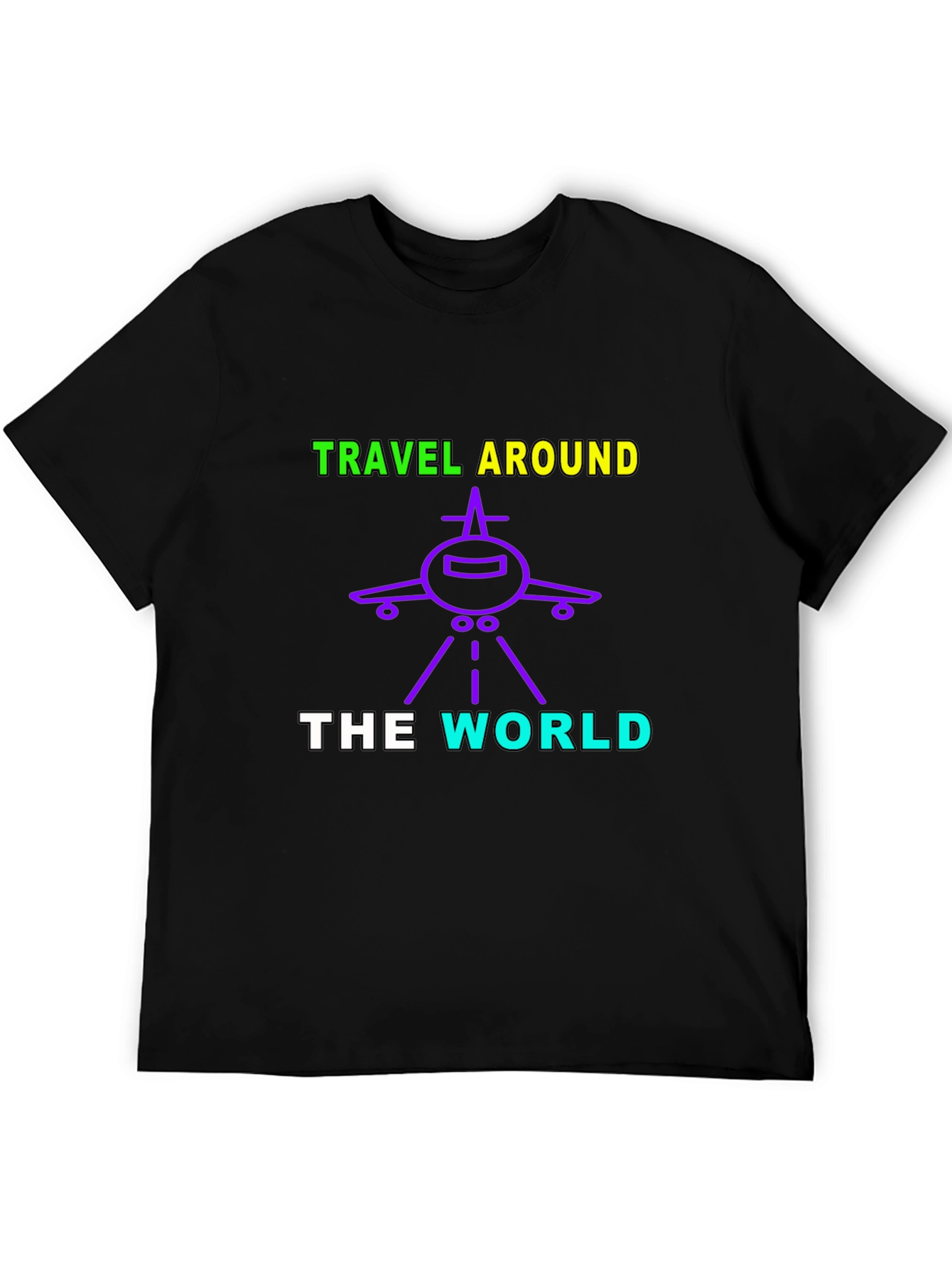 Travel Around The World Graphic T-Shirt