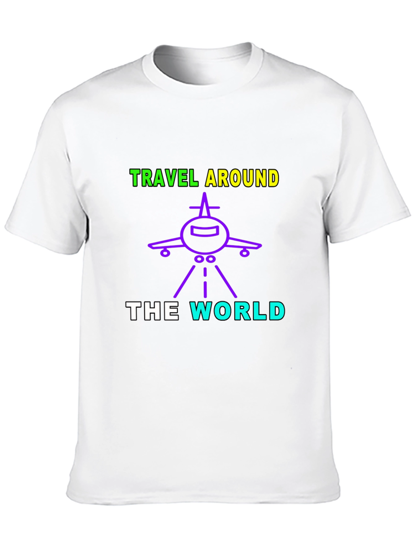 Travel Around The World Graphic T-Shirt