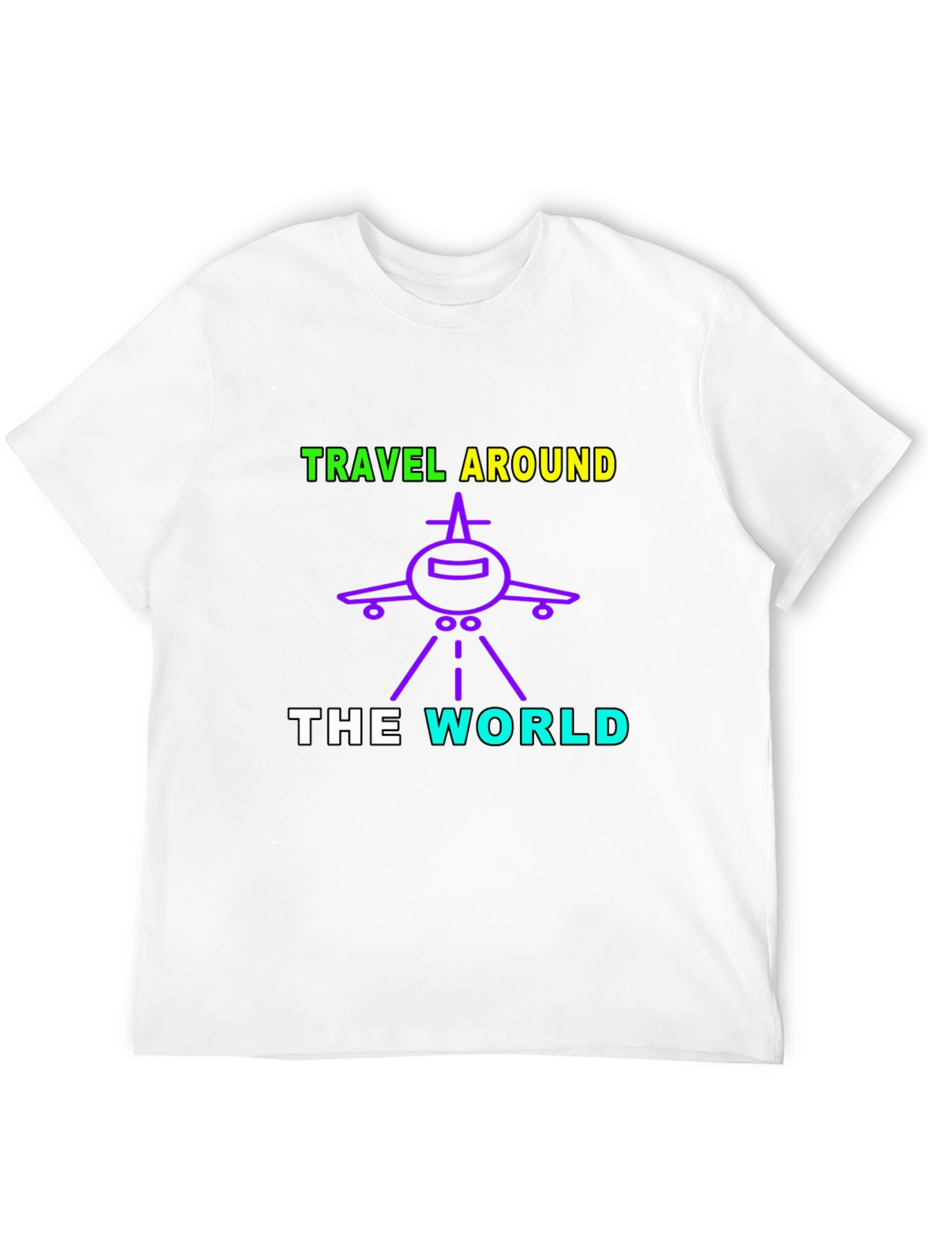 Travel Around The World Graphic T-Shirt