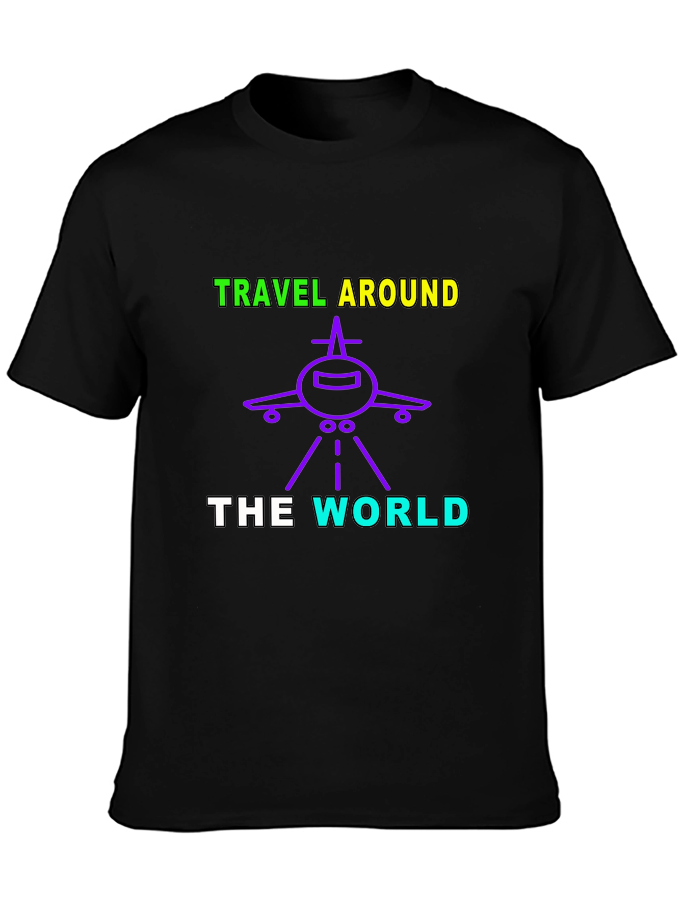 Travel Around The World Graphic T-Shirt