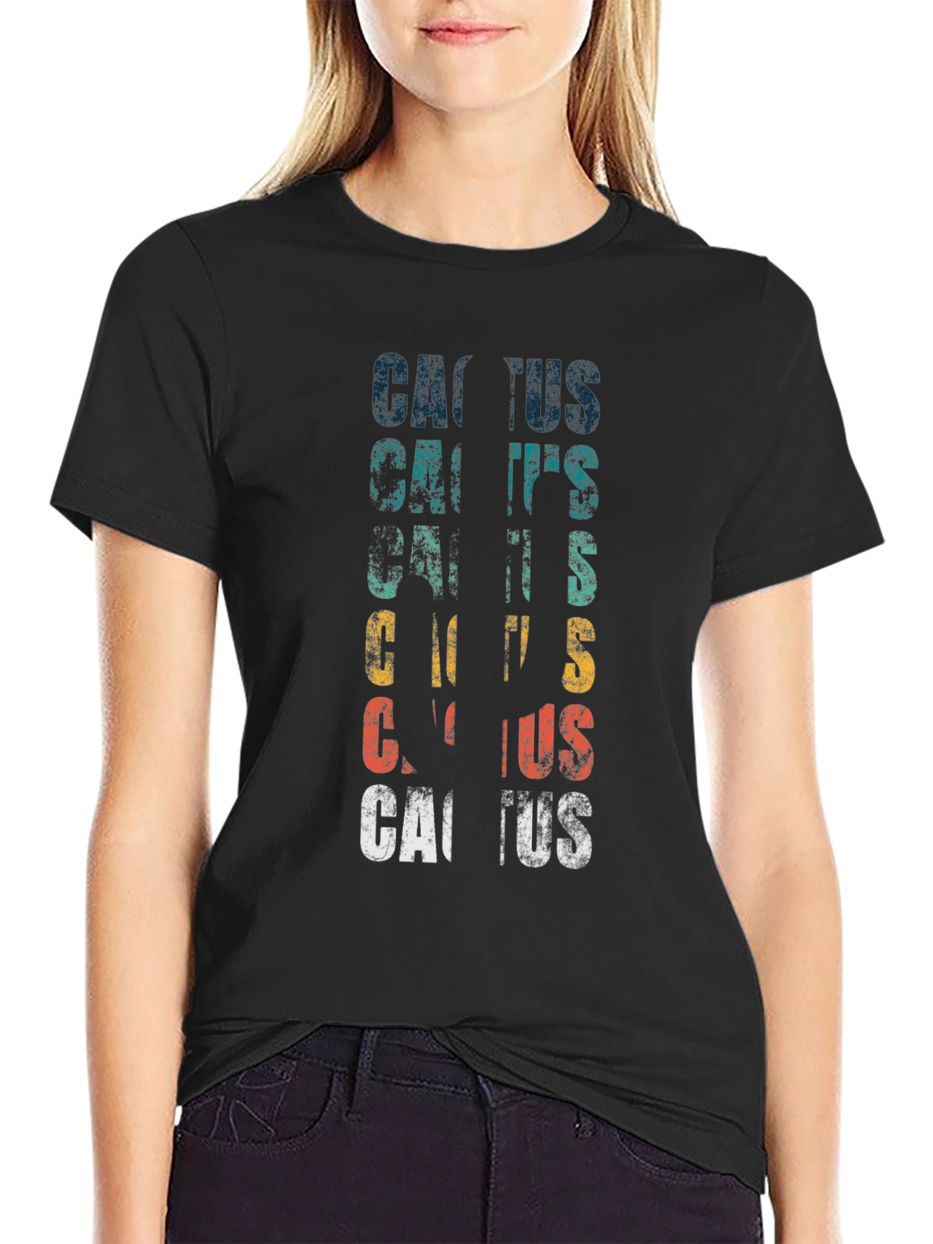 Retro Cactus T-Shirt - Desert Style