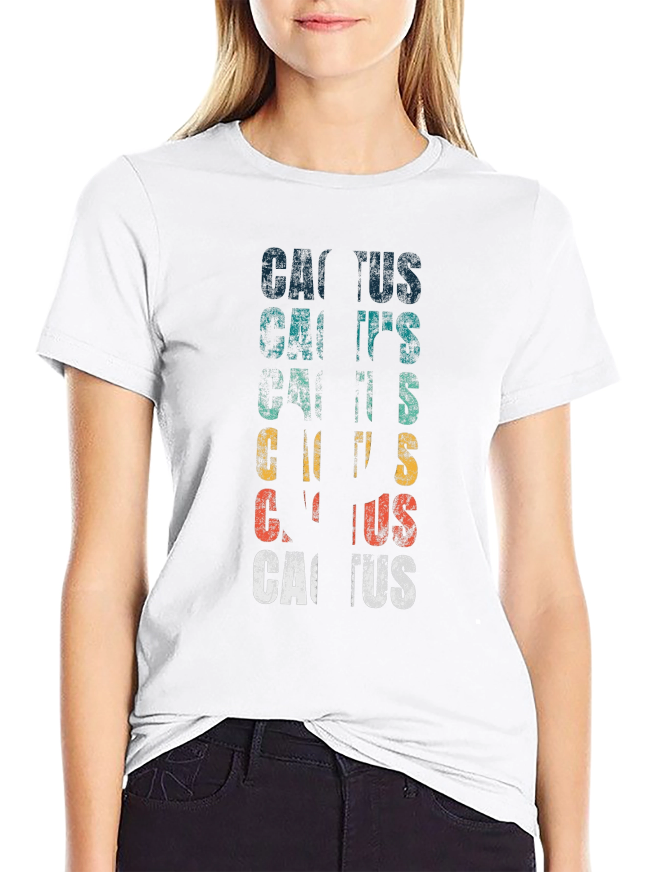 Retro Cactus T-Shirt - Desert Style
