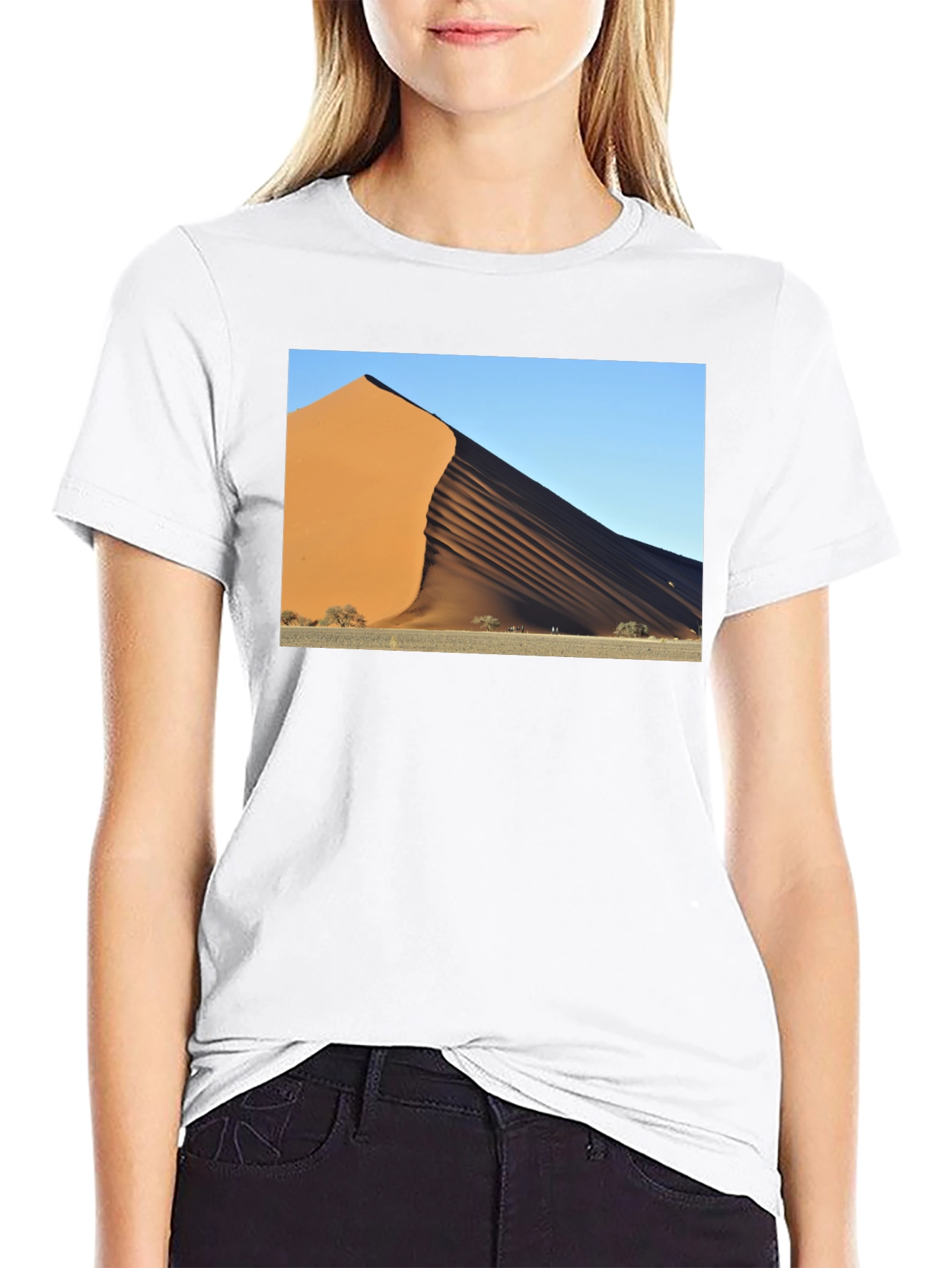 Sand Dune Graphic Tee - Black