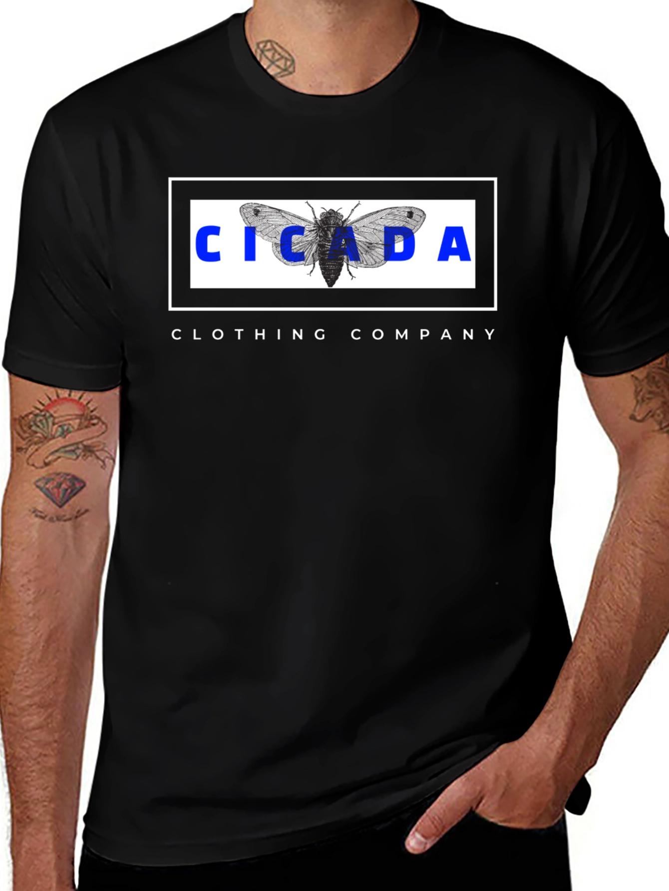 Cicada Clothing Company Black T-Shirt