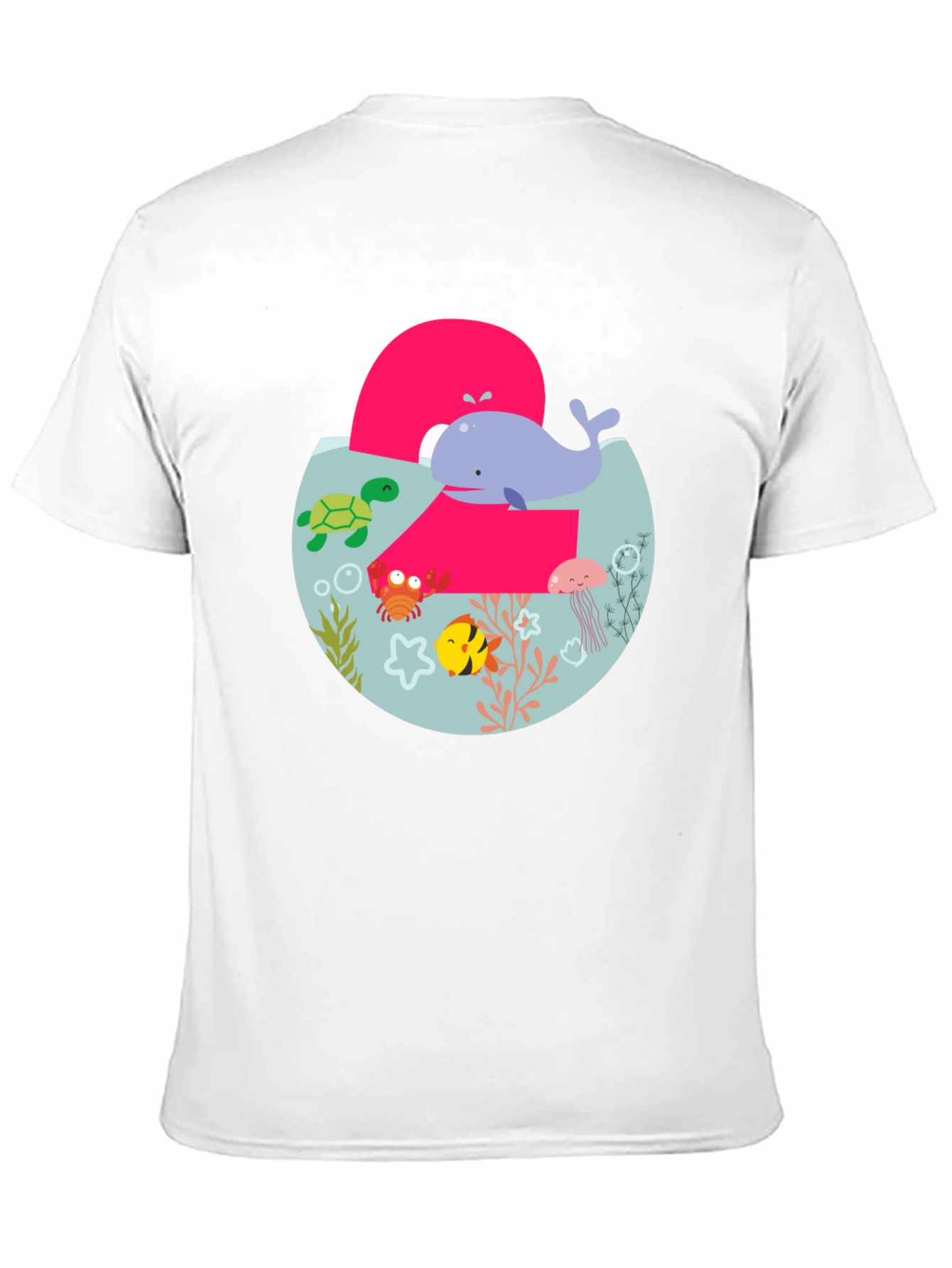 Kids 2nd Birthday Ocean Theme T-Shirt