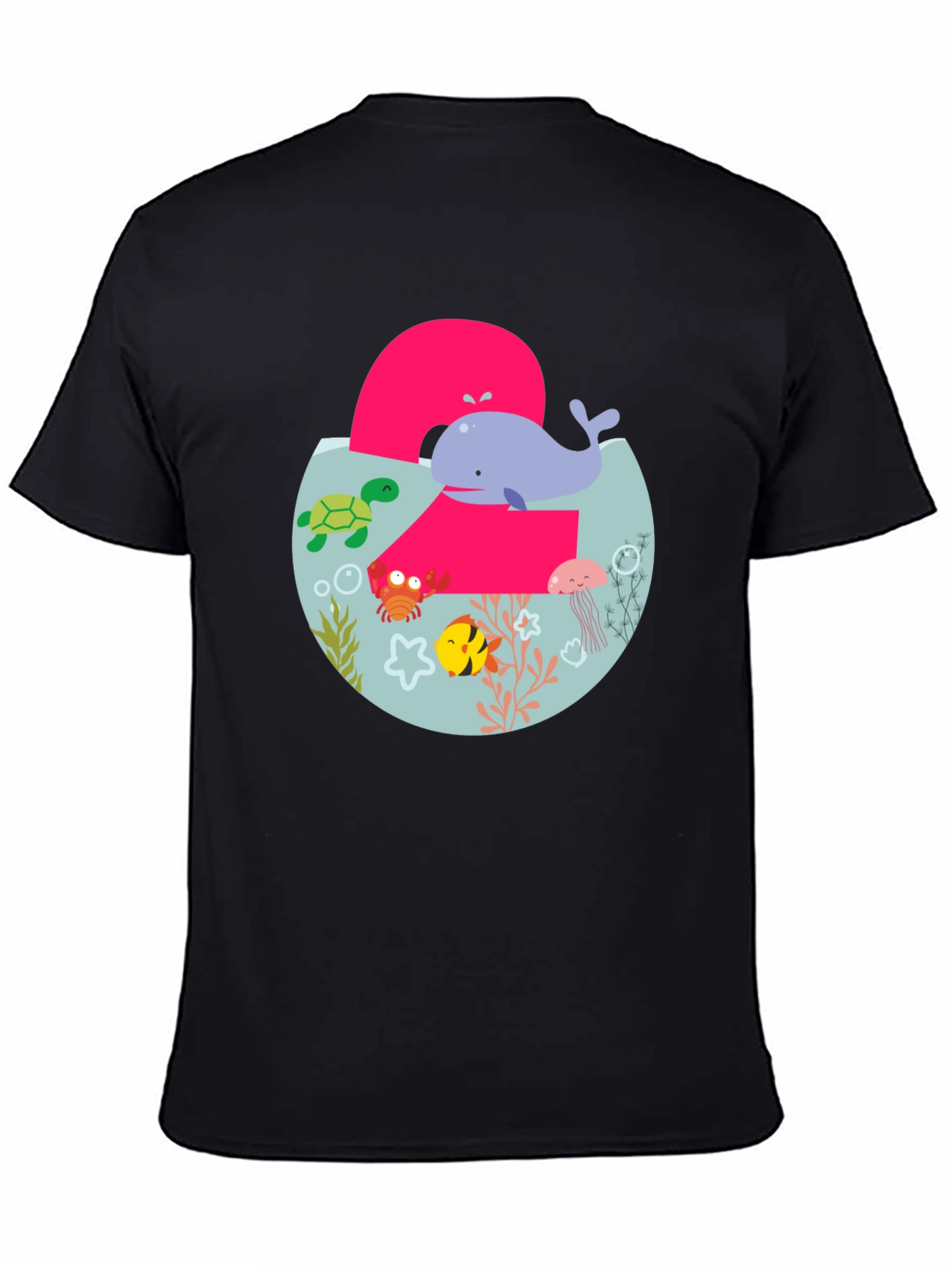 Kids 2nd Birthday Ocean Theme T-Shirt