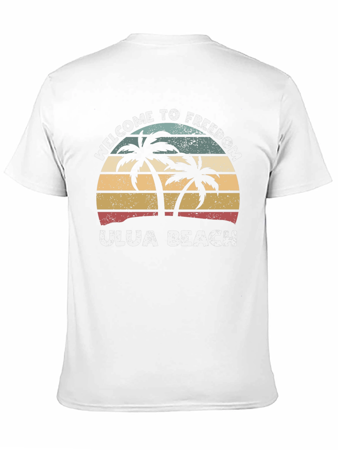 Retro Ulua Beach T-Shirt - Welcome to Freedom Tee