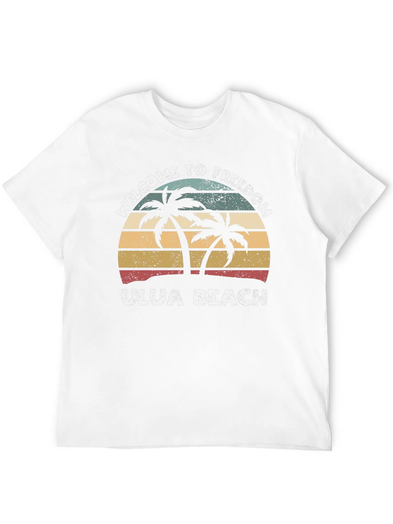 Retro Ulua Beach T-Shirt - Welcome to Freedom Tee