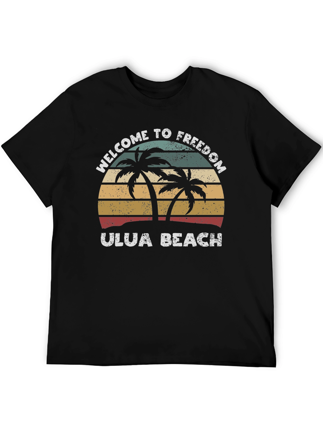 Retro Ulua Beach T-Shirt - Welcome to Freedom Tee