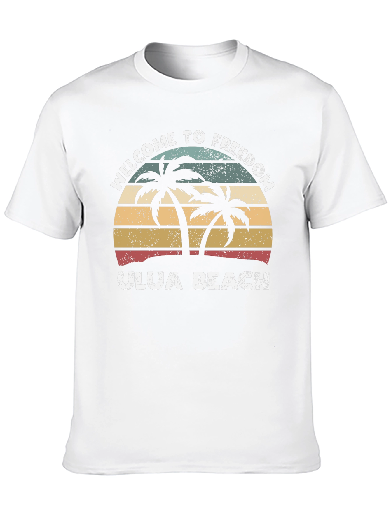Retro Ulua Beach T-Shirt - Welcome to Freedom Tee