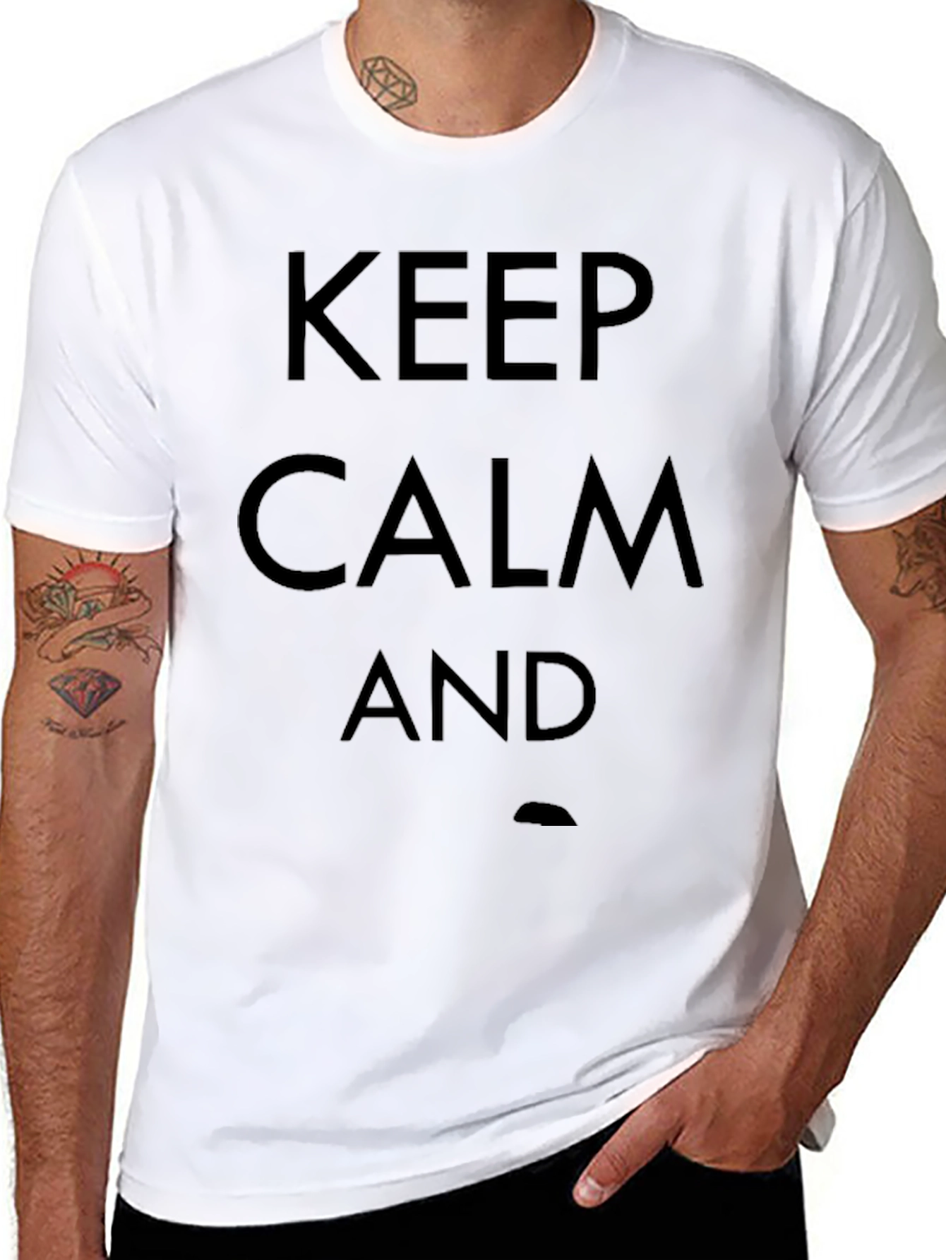 Keep Calm Graphic T-Shirt