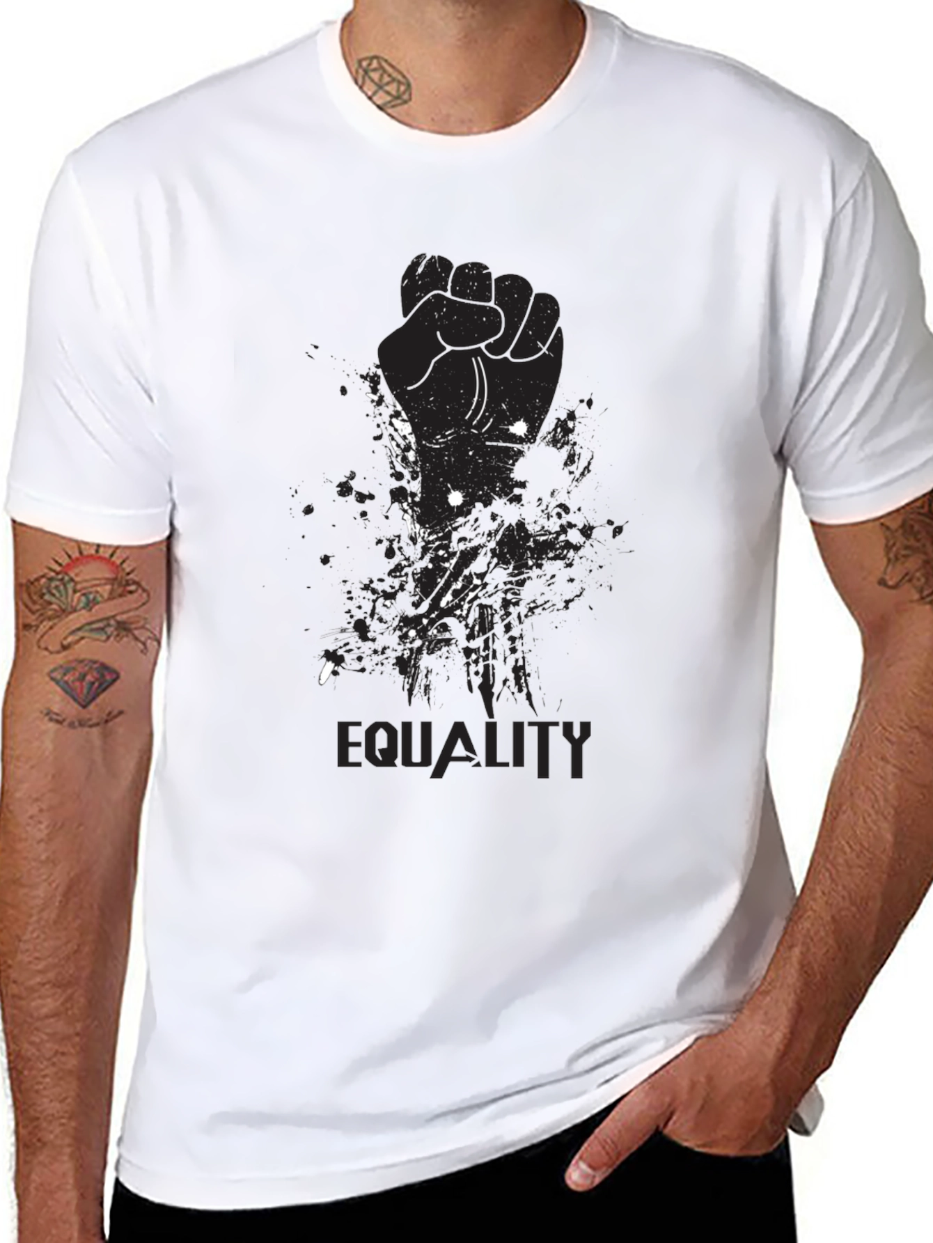 Equality Graphic T-Shirt - Black