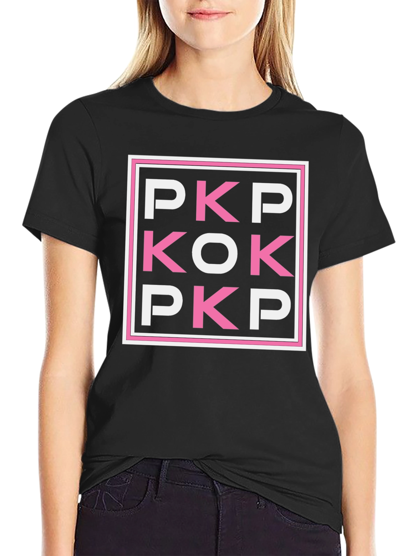 PKP KOK PKP Graphic Tee - Black Cotton T-Shirt