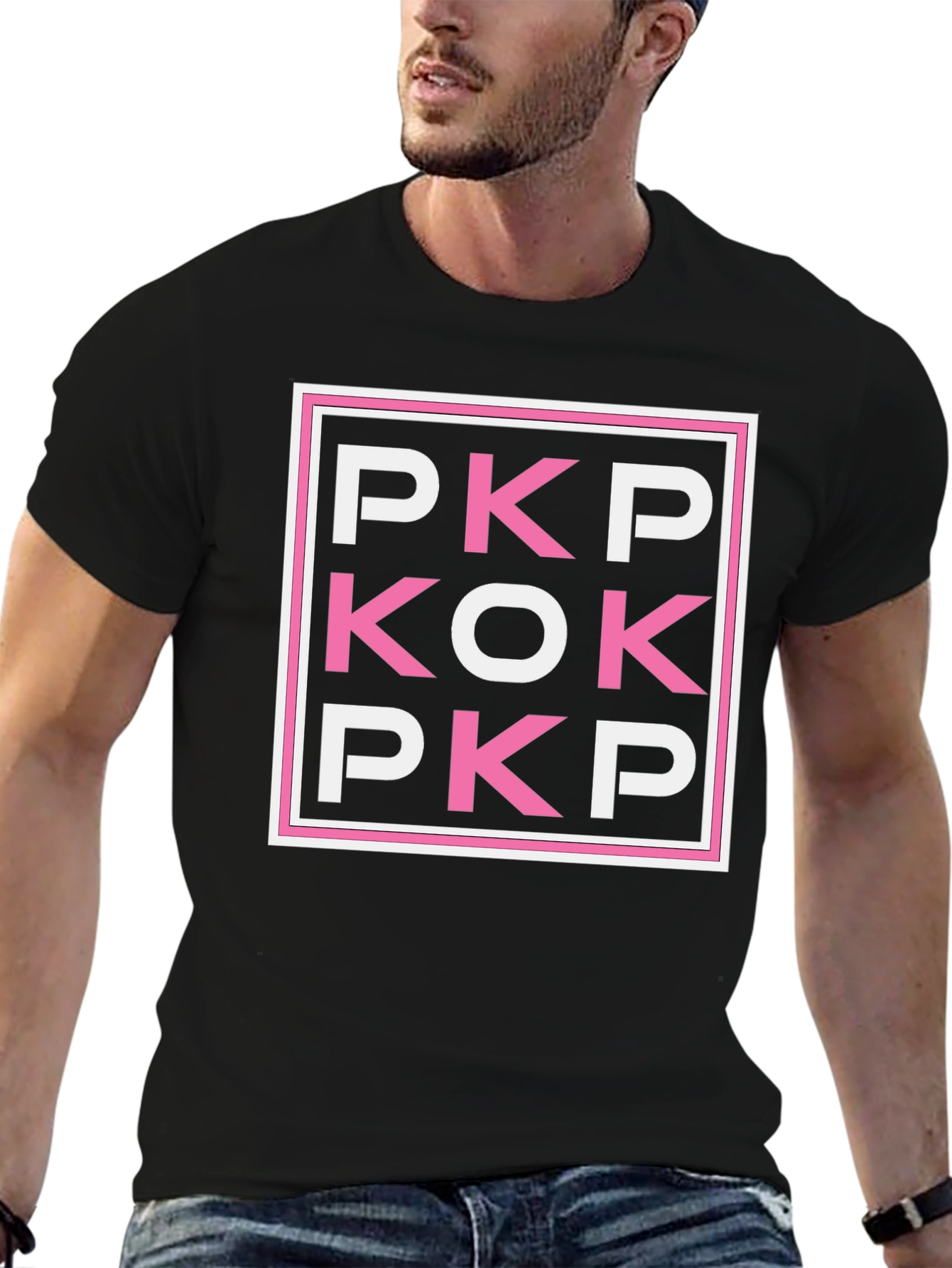 PKP KOK PKP Graphic Tee - Black Cotton T-Shirt