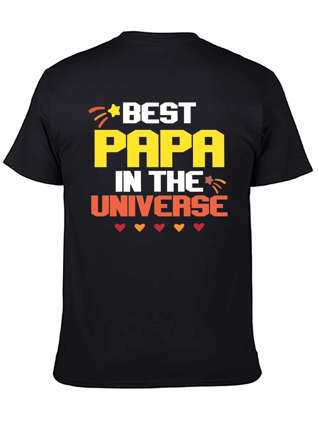 Best Papa in the Universe Graphic T-Shirt