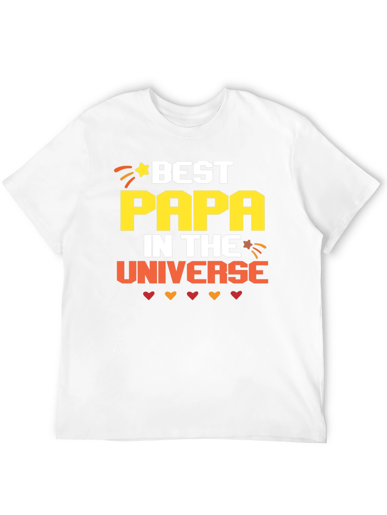 Best Papa in the Universe Graphic T-Shirt