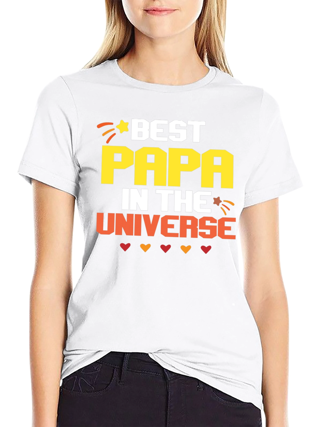 Best Papa in the Universe Graphic T-Shirt