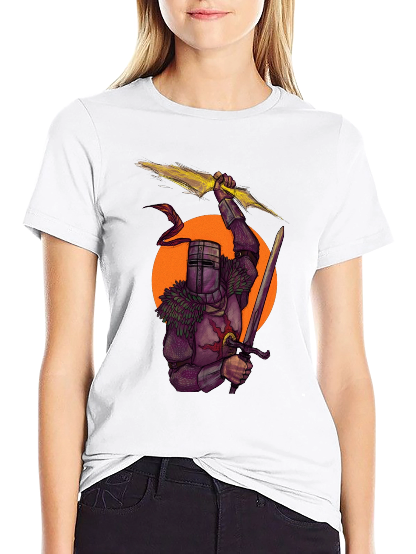 Knight Graphic T-Shirt - Black