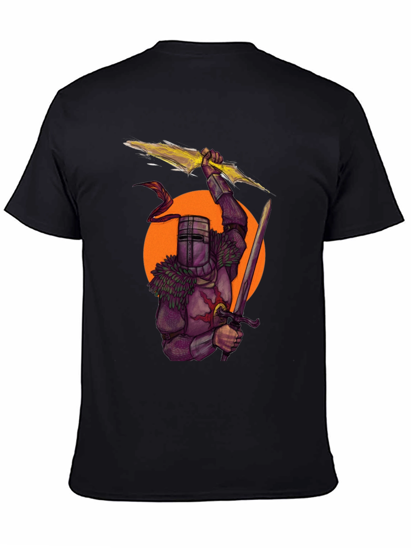 Knight Graphic T-Shirt - Black