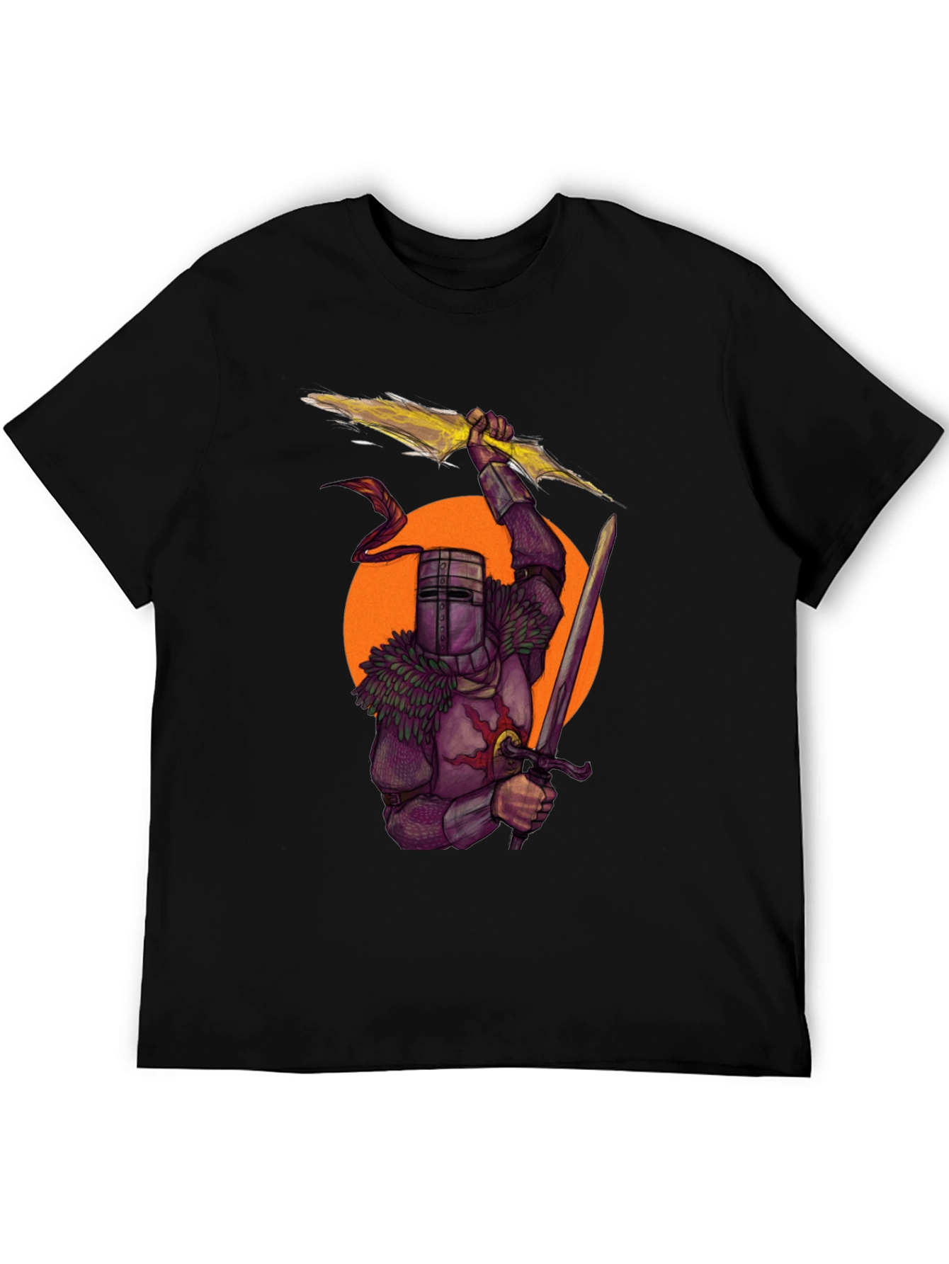 Knight Graphic T-Shirt - Black