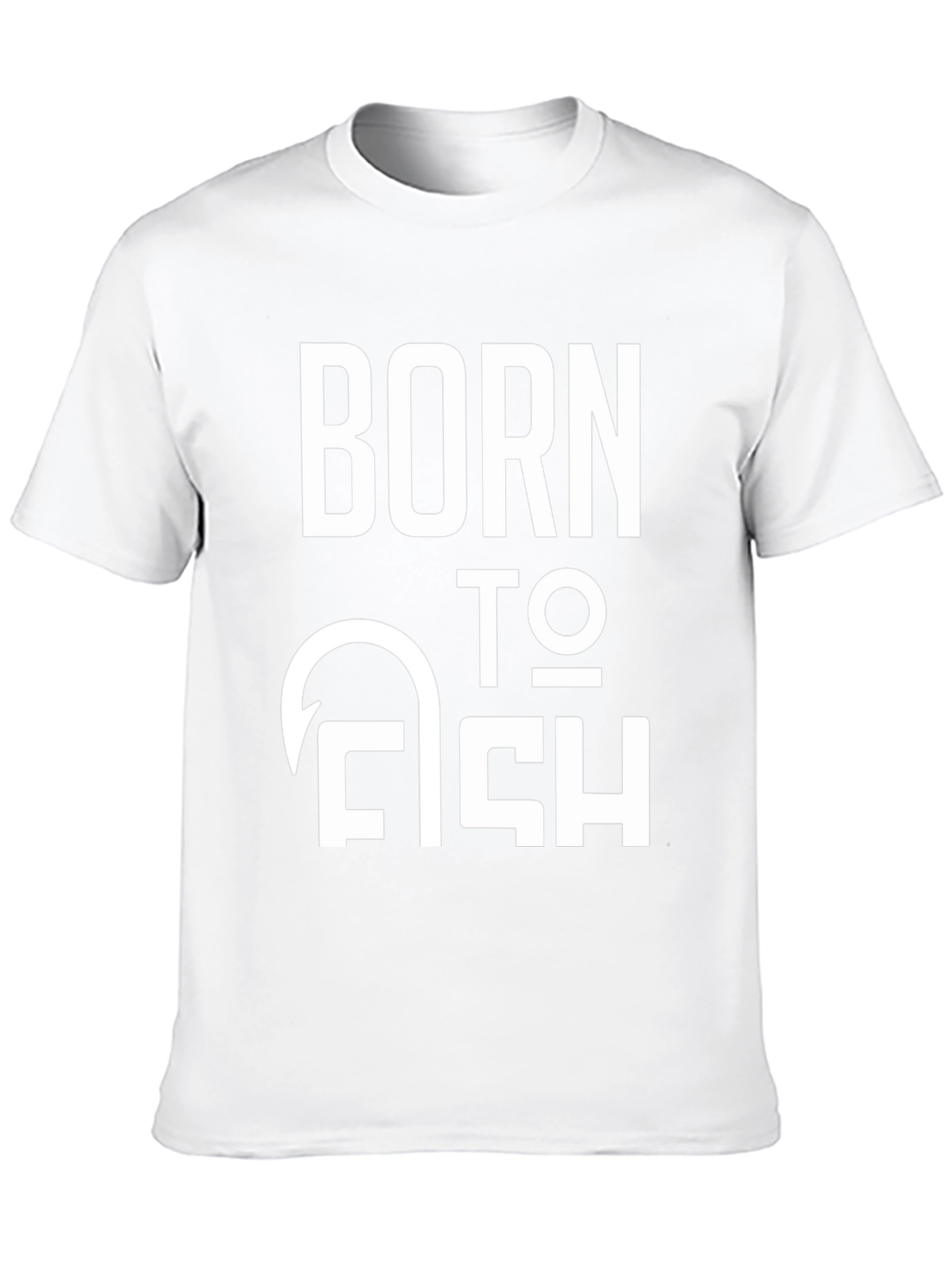 Born to Fish Graphic T-Shirt - Black