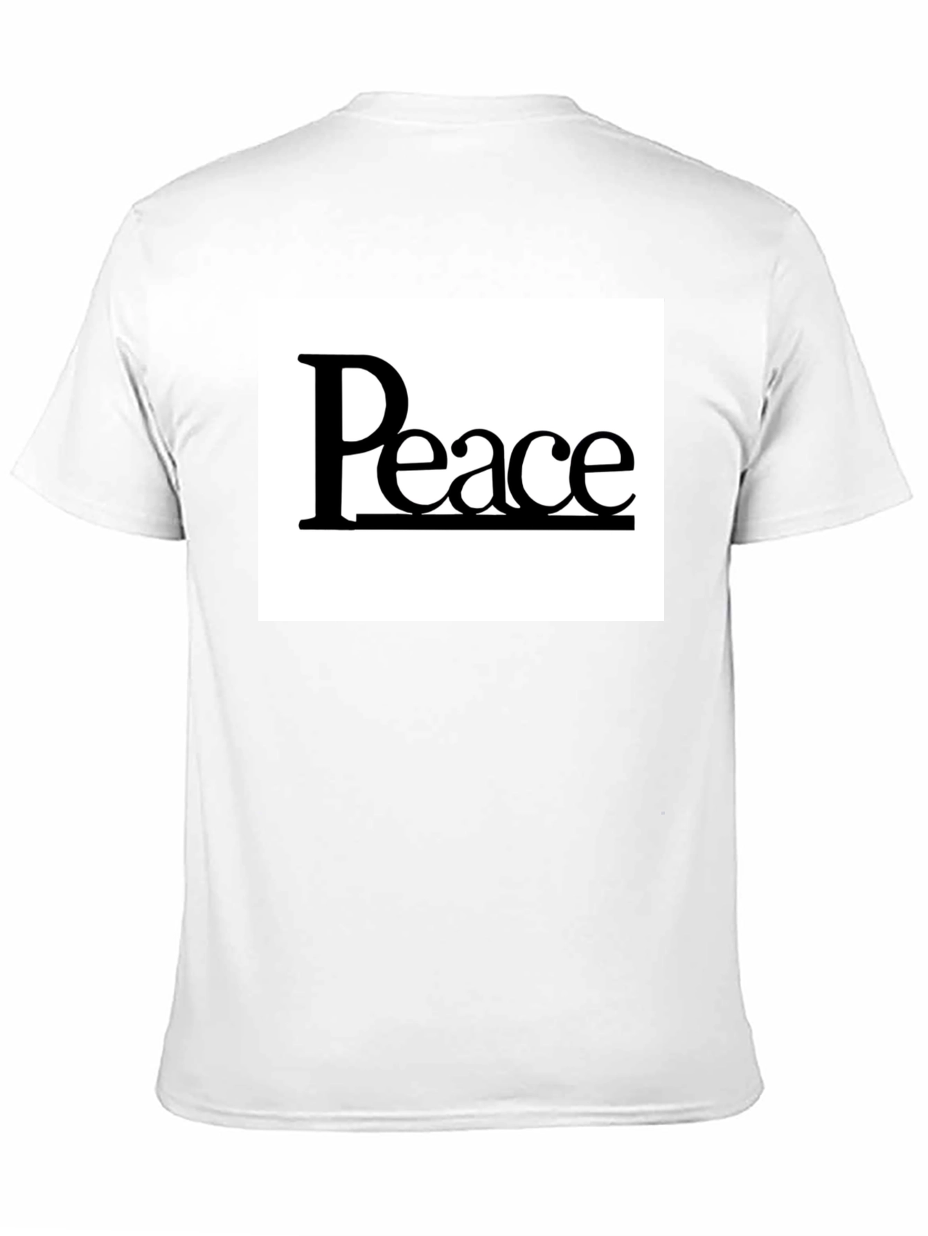Peace Graphic Tee - Classic Black