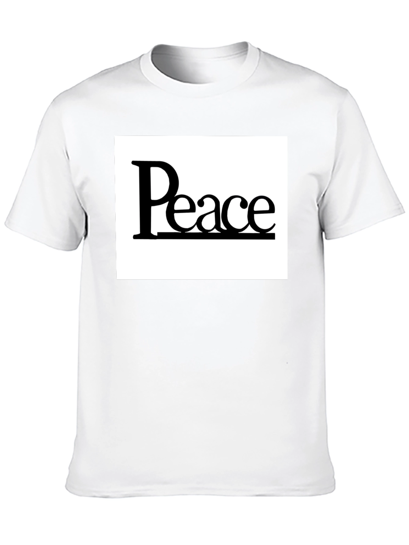 Peace Graphic Tee - Classic Black
