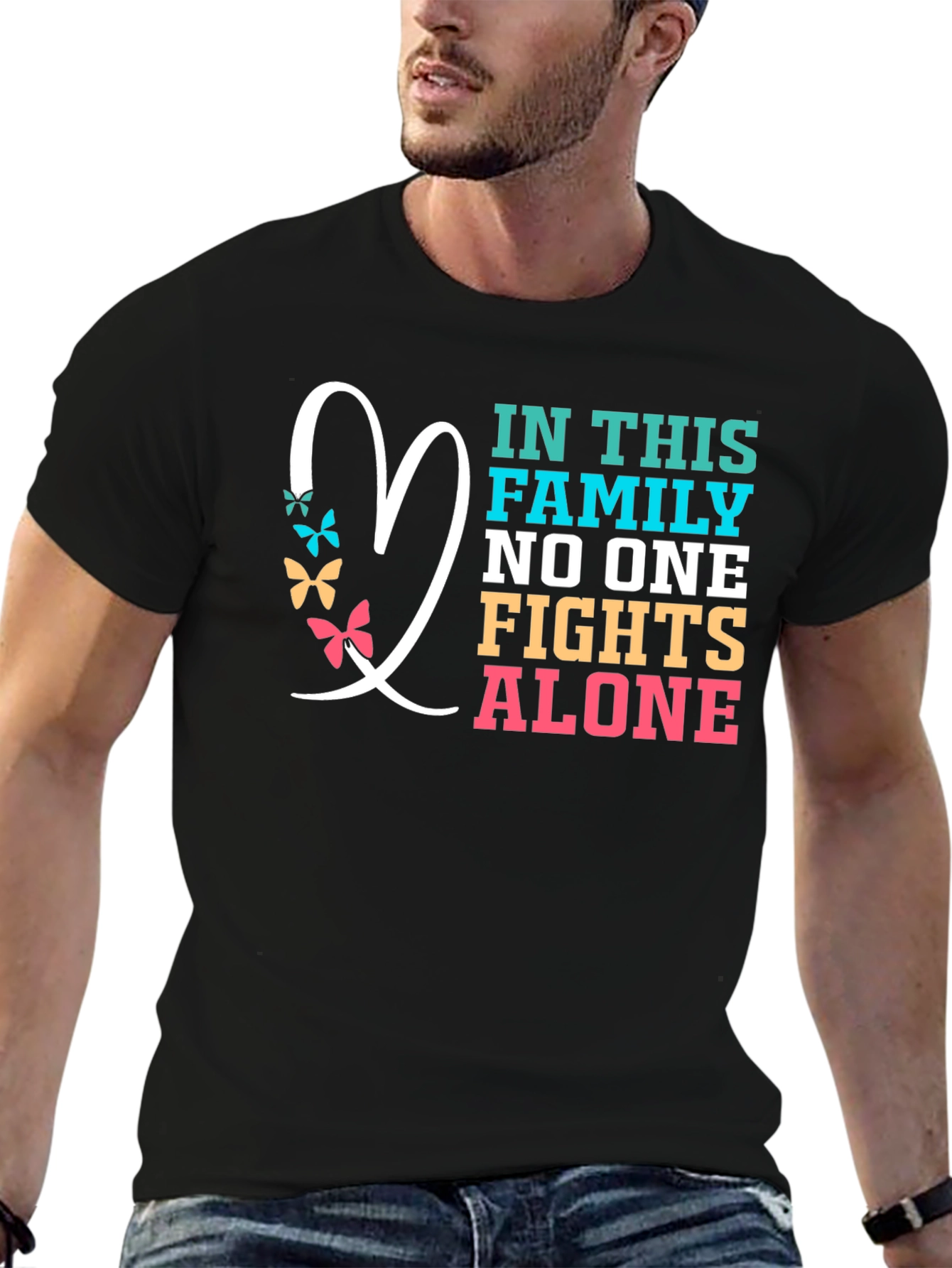 Family Fights Alone Graphic Tee