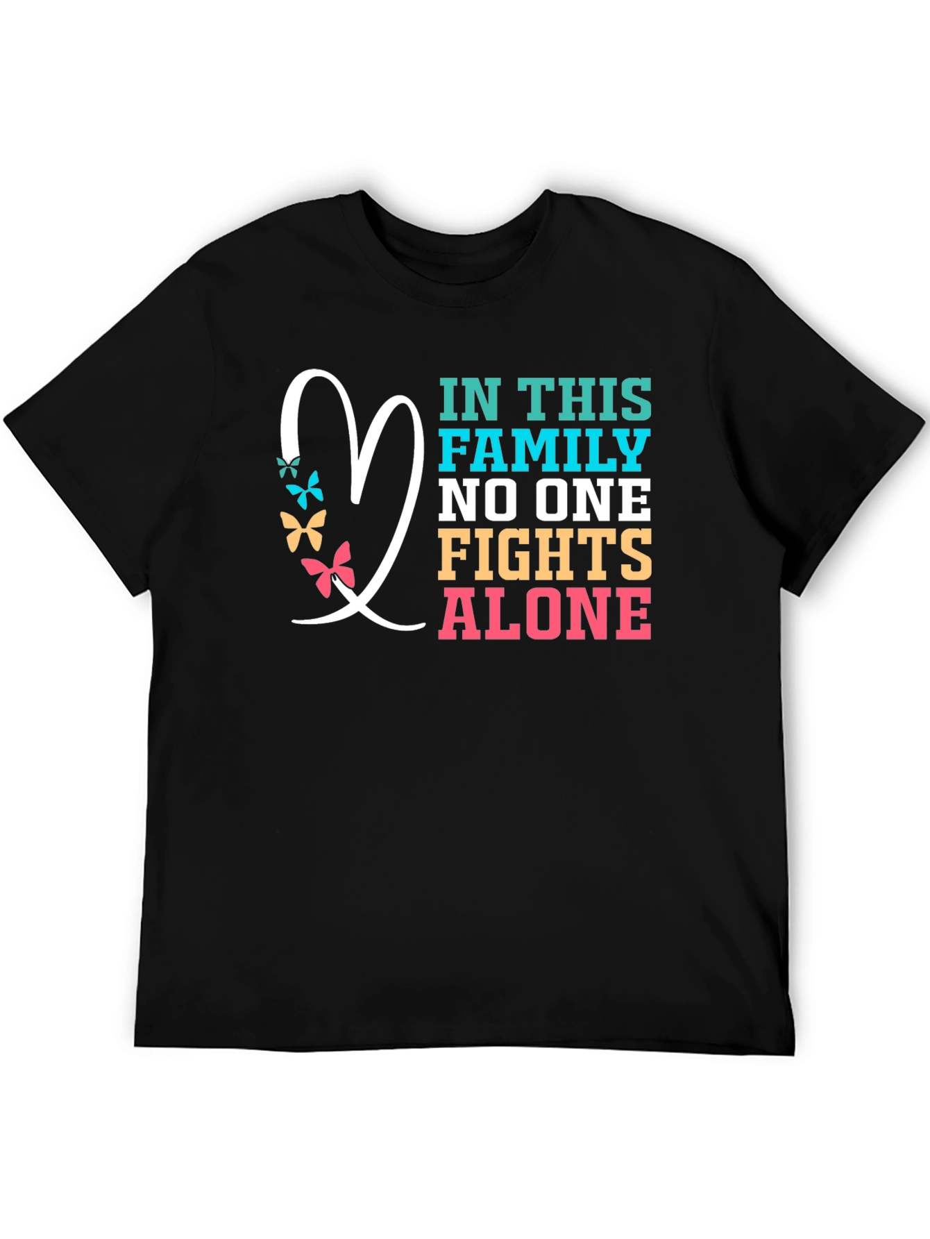 Family Fights Alone Graphic Tee